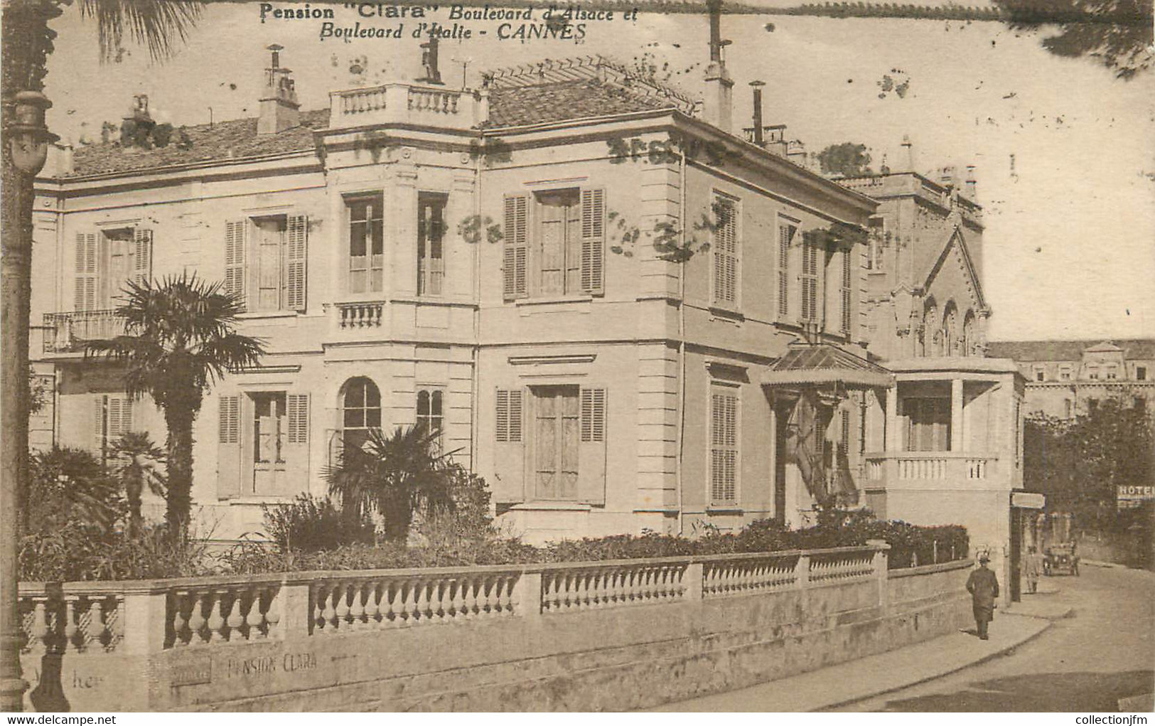 / CPA FRANCE 06 "Cannes, Pension Clara" - Cannes