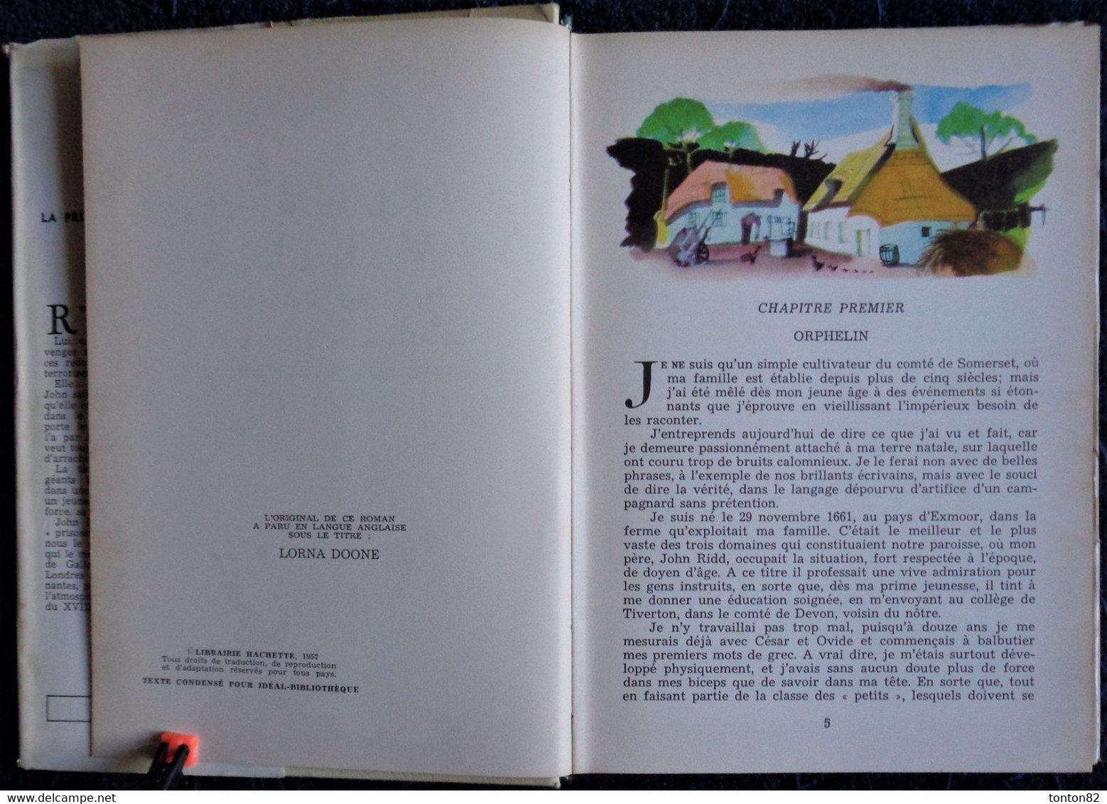 Richard Blackmore - La Prisonnière Du Val Secret - Idéal Bibliothèque - N° 137 - ( 1957 ) . - Ideal Bibliotheque