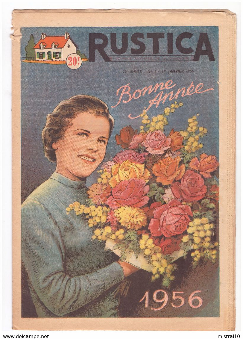 RUSTICA. 1956. N°1. Bonne Année 1956 - Garden