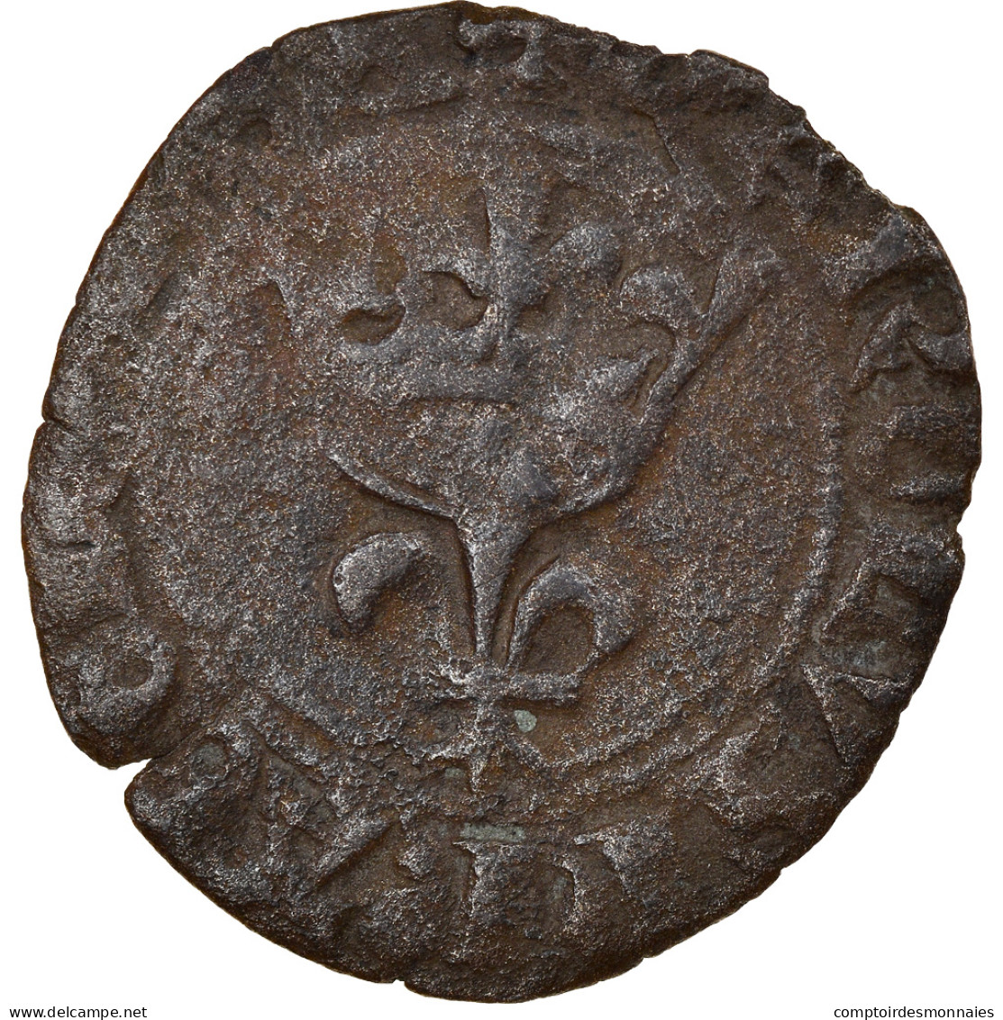 Monnaie, France, Charles VI, Niquet, Paris, TB, Billon, Duplessy:401 - 1380-1422 Charles VI Le Fol