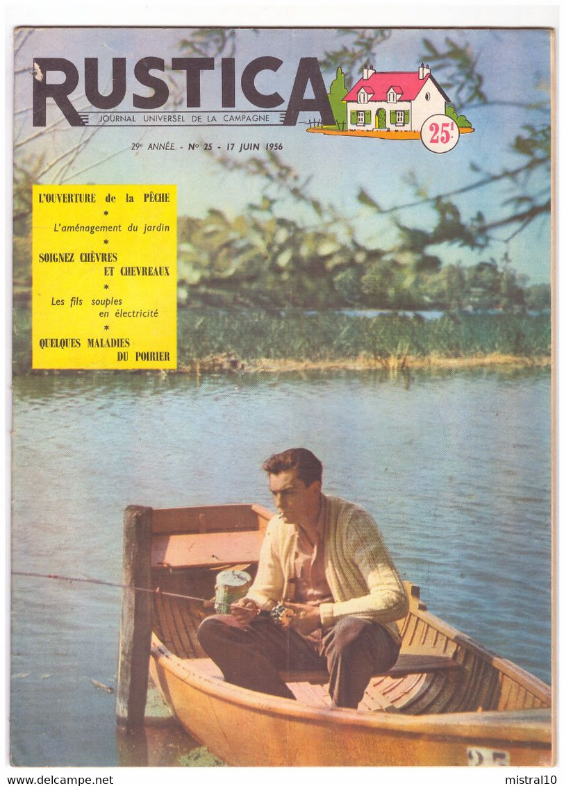 RUSTICA. 1956. N°25. L'ouverture De La Pêche - Tuinieren