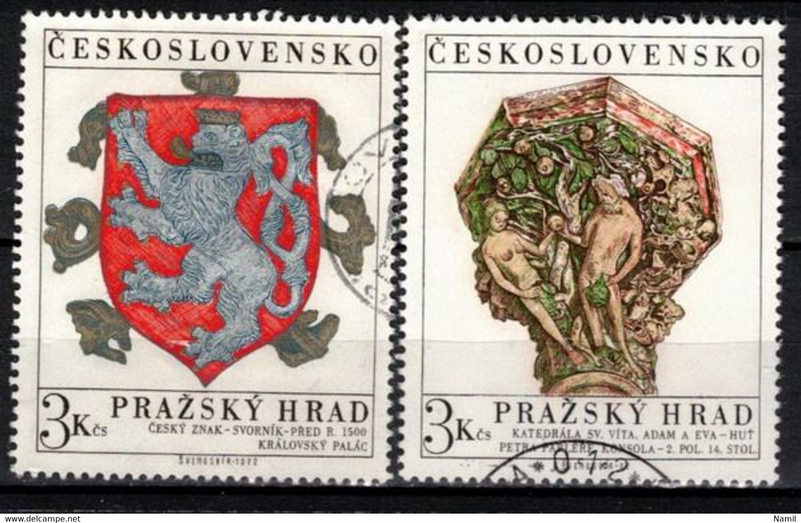 Tchécoslovaquie 1972 Mi 2071-2 (Yv 1915-6), Obliteré - Used Stamps