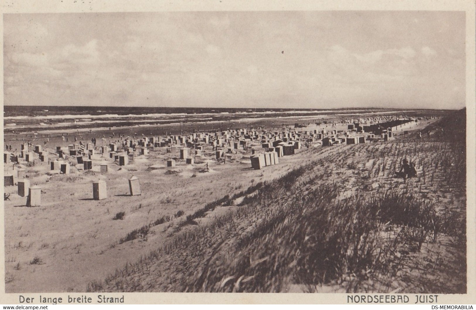 Juist - Der Lange Breite Strand 1933 - Juist