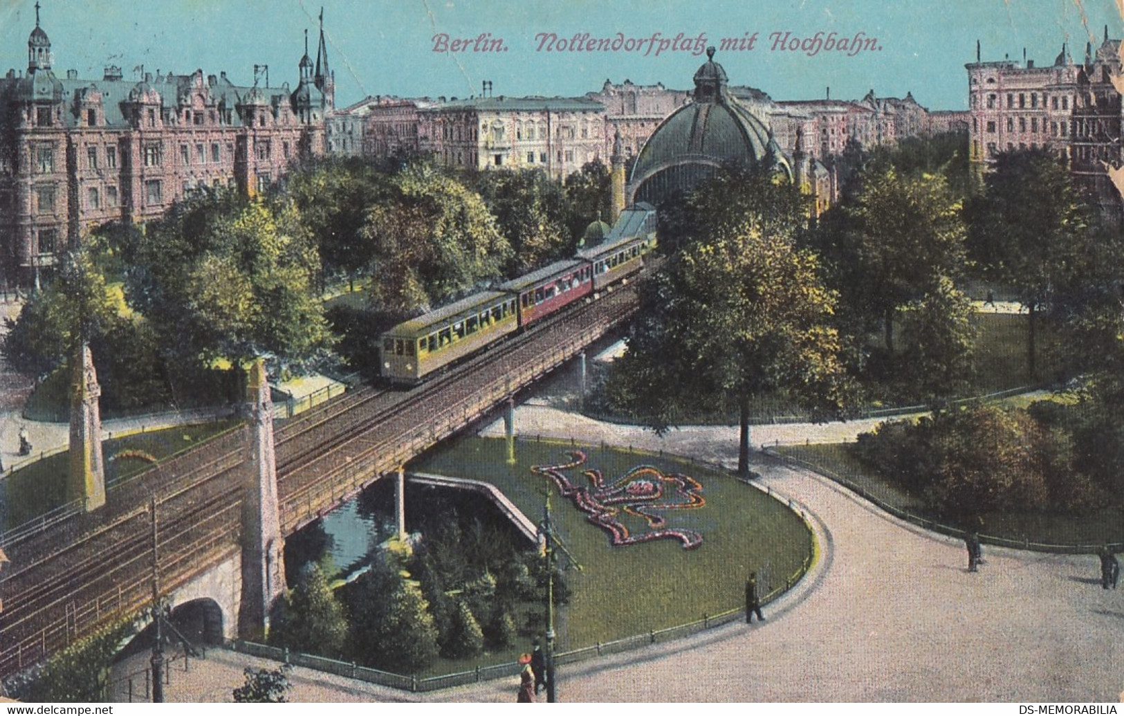 Berlin - Nollendorfplatz Mit Hochbahn , Train Zug 1913 - Schöneberg