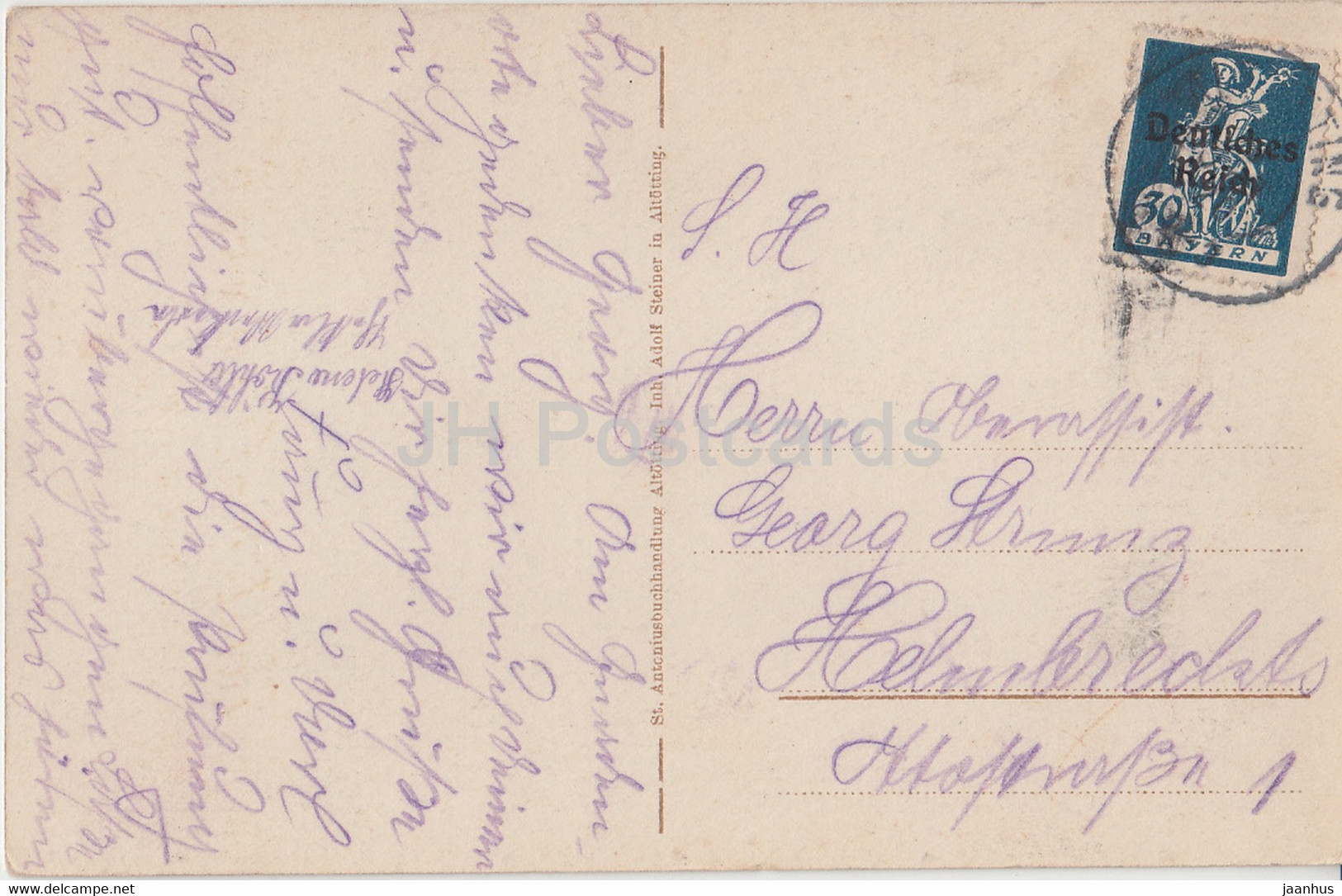 Altotting - Kapellplatz - Ankunft Eines Pilgerzuges - Old Postcard - Germany - Used - Altoetting