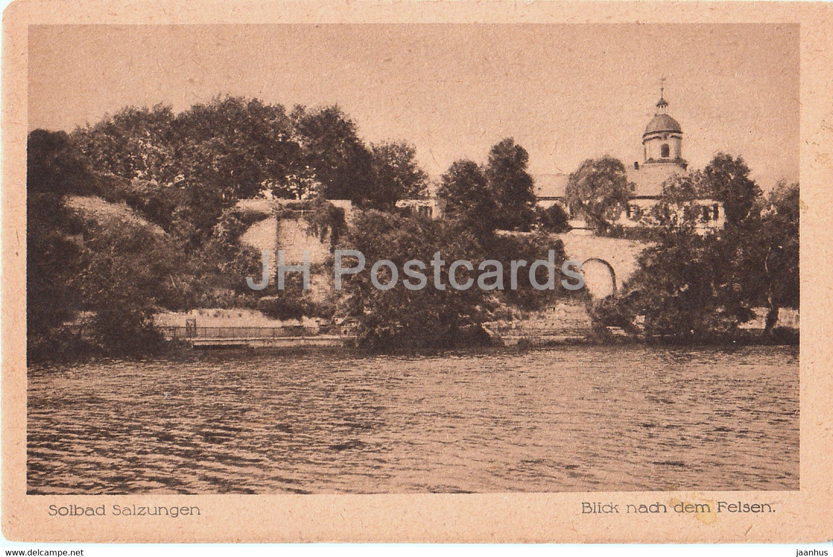 Solbad Salzungen - Blick Nach Dem Felsen - Old Postcard - Germany - Unused - Bad Salzungen