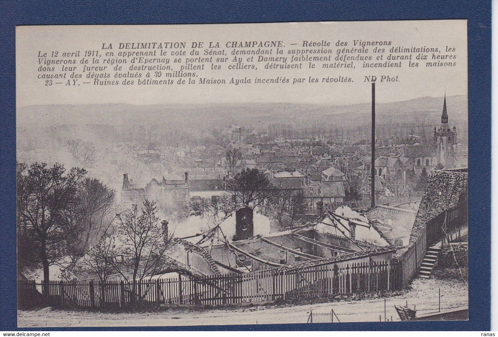 CPA [51] Marne > Ay En Champagne Révolte Des Vignerons Non Circulé - Ay En Champagne