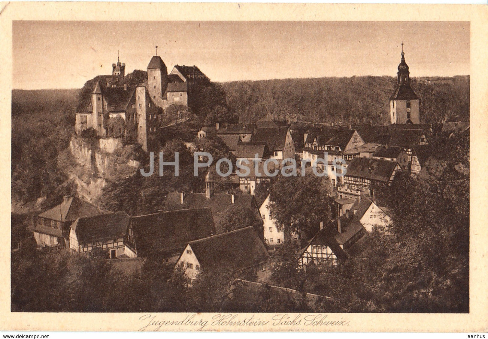 Jugendburg Hohnstein - Sachs Schweiz - 102 - Old Postcard - Germany - Unused - Hohnstein (Saechs. Schweiz)