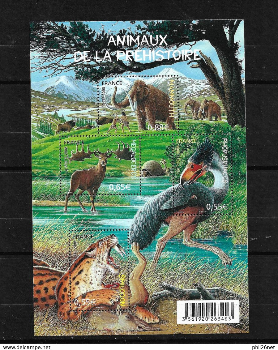 Bloc N°119 Animaux Préhistoriques  Neuf * *TB Jamais Plié=MNH VF  - Mint/Hinged