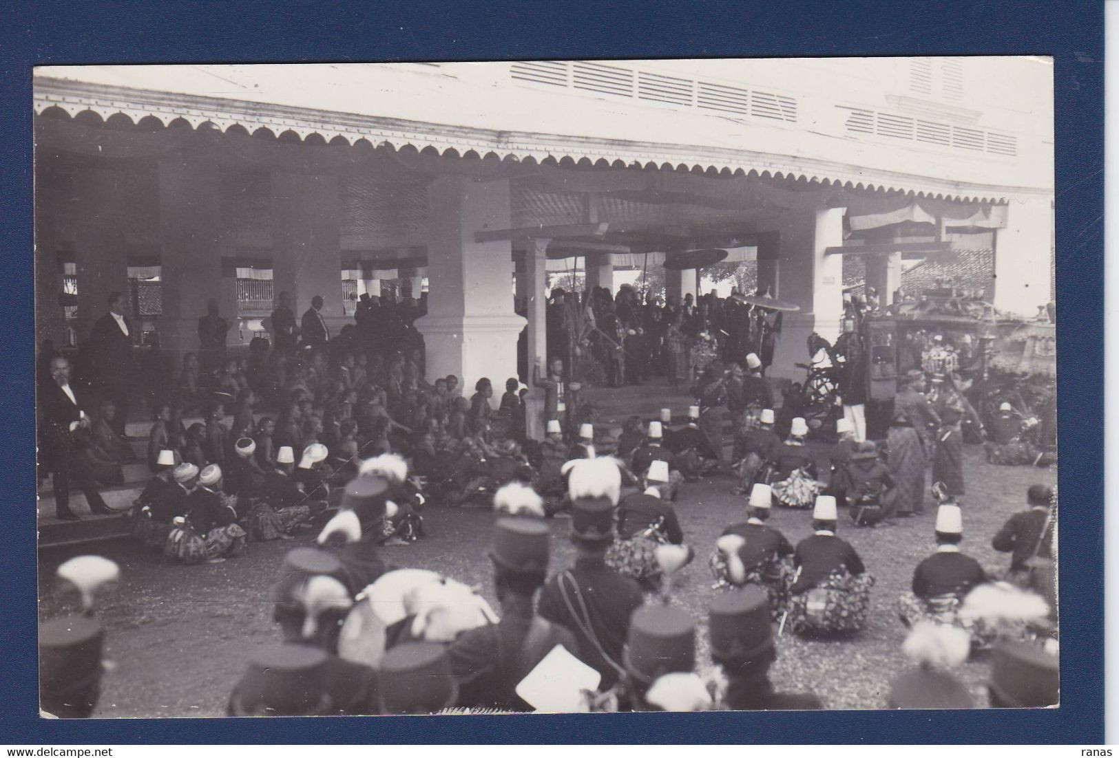 CPA Java Indonésie Carte Photo Non Circulé Soenan Of JAVA Royalty Dutch East Indies - Indonesië