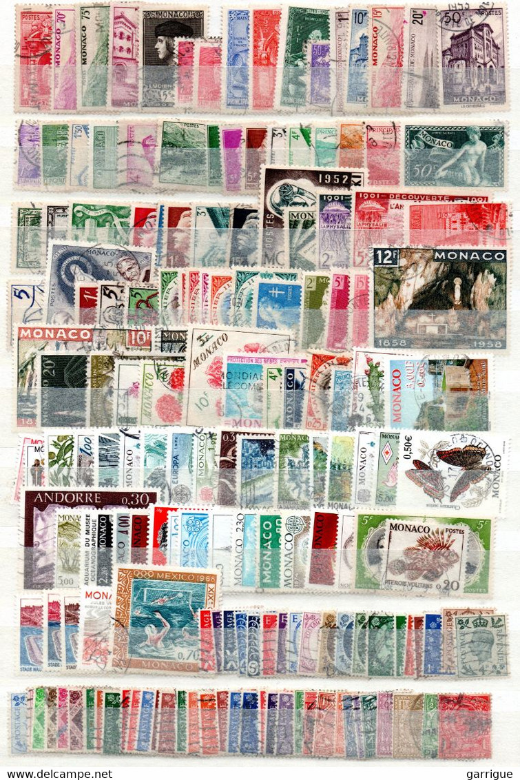 MONDE ENTIER sauf France : plus de 8200 timbres différents