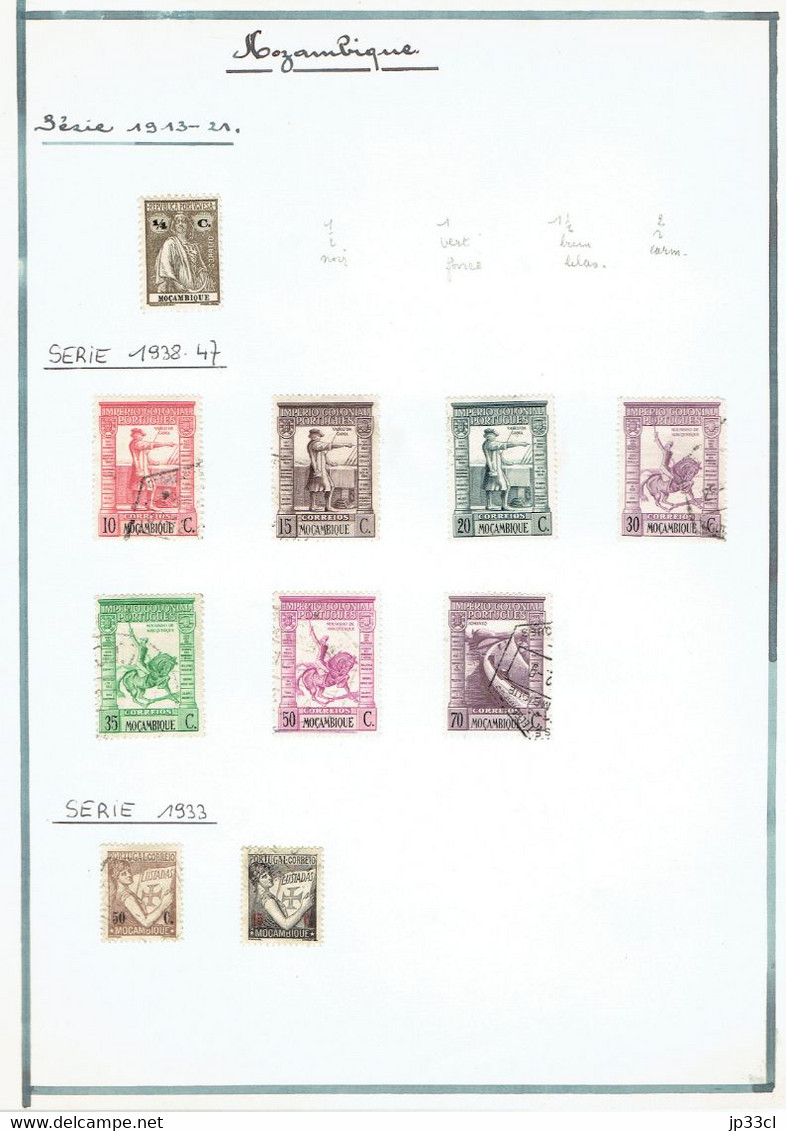 Portugal (former colonies and islands) : small collection of more than 100 old stamps