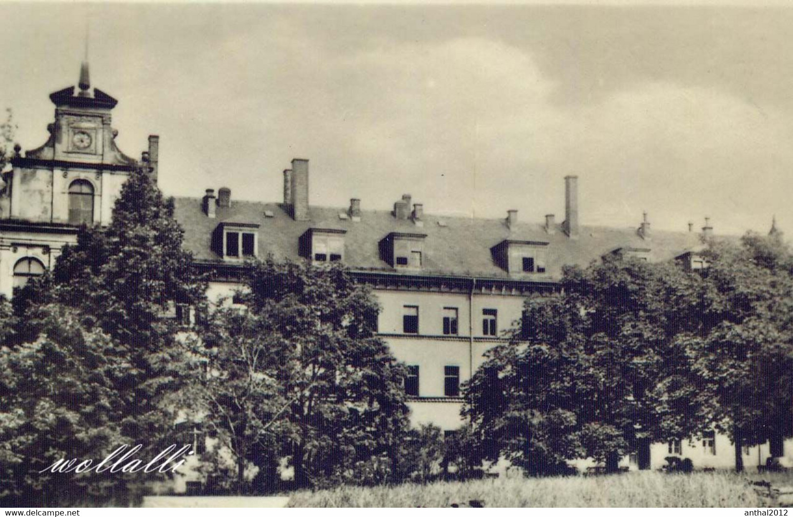 Rarität Waldenburg Sachsen MB Omnibus Rathaus Gasthaus Oberschule Sw 26.7.1963 Gel. 1955 Aufgenommen - Waldenburg (Sachsen)