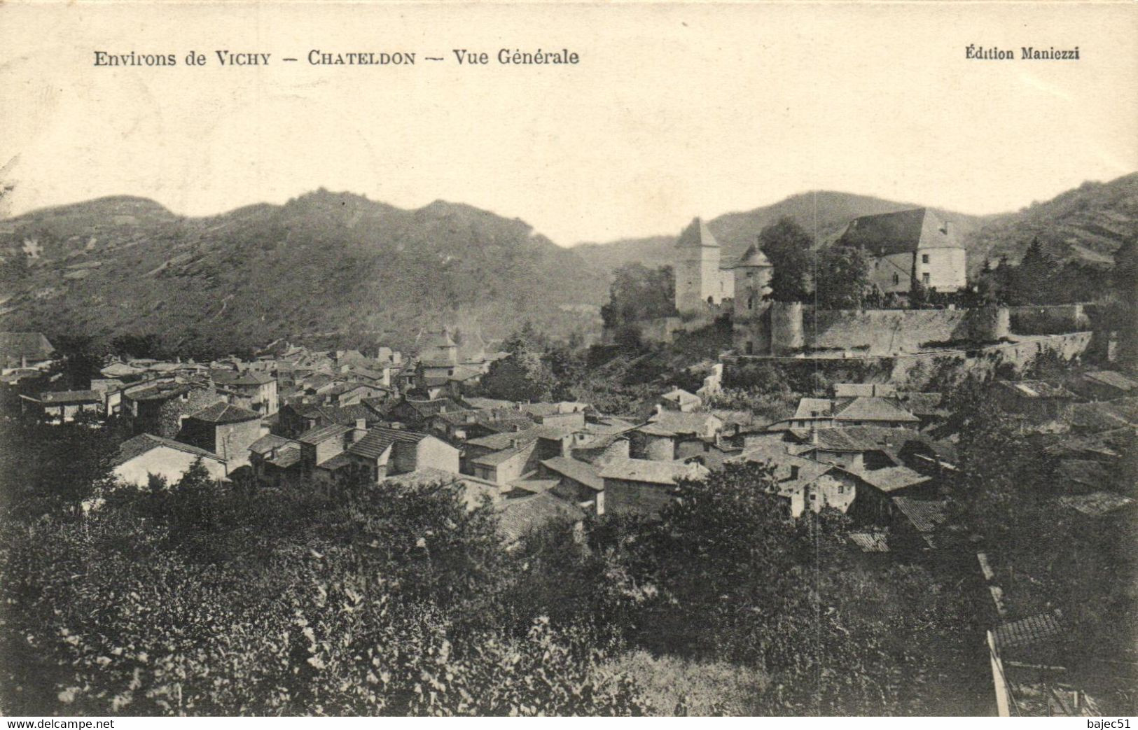 Chateldon - Vue Générale - Chateldon