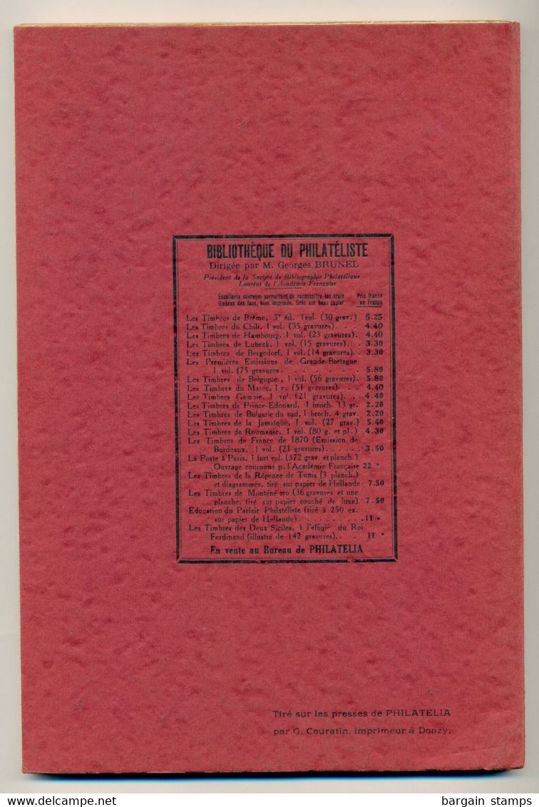 Les Timbres-poste De L'ile Maurice  Georges Brunel 71 Pages Editions Philatelia 1928 Exemplaire N°22 Sur 135. - Colonie E Uffici All'estero