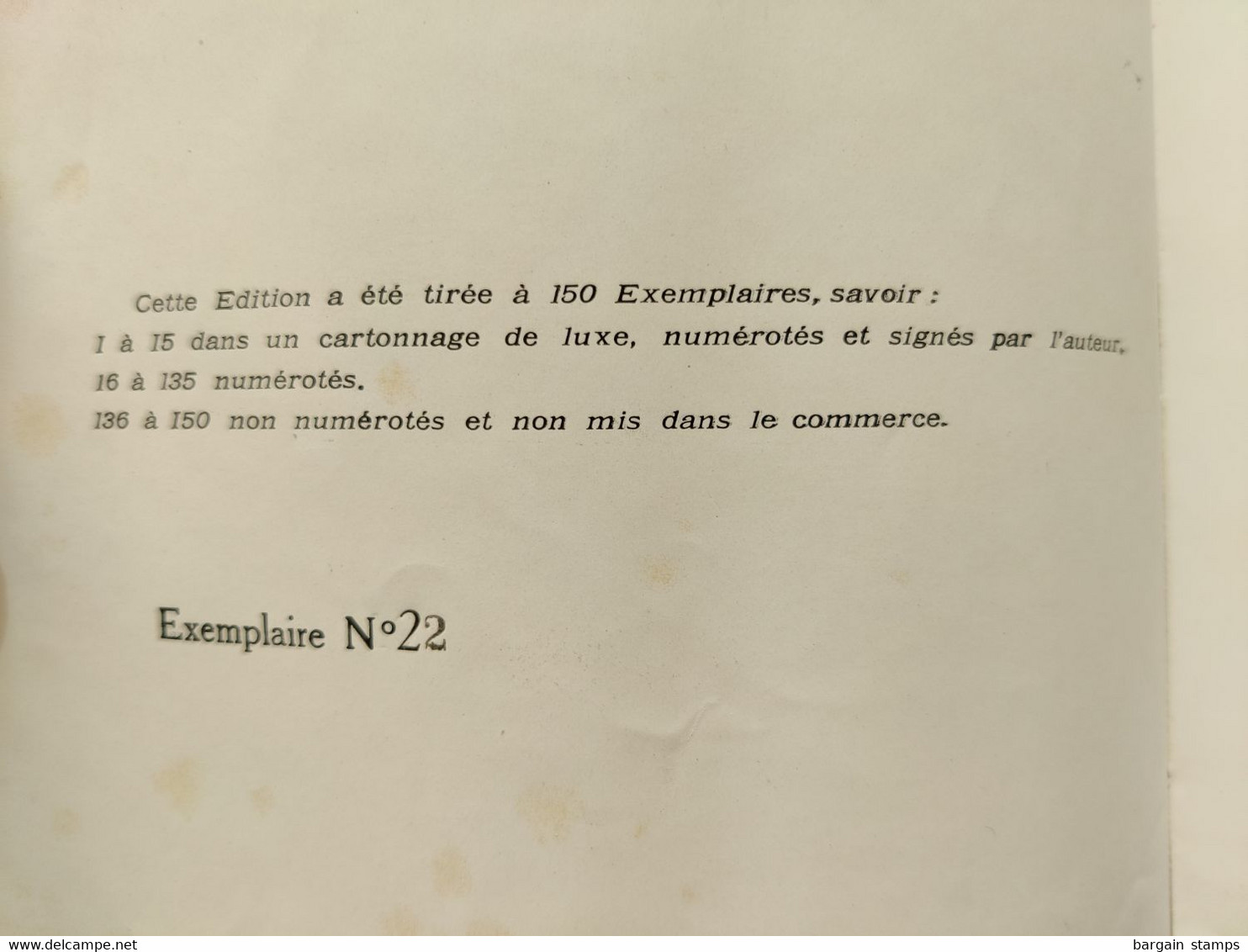 Les timbres-poste de l'ile Maurice  Georges Brunel 71 pages Editions Philatelia 1928 Exemplaire N°22 sur 135.