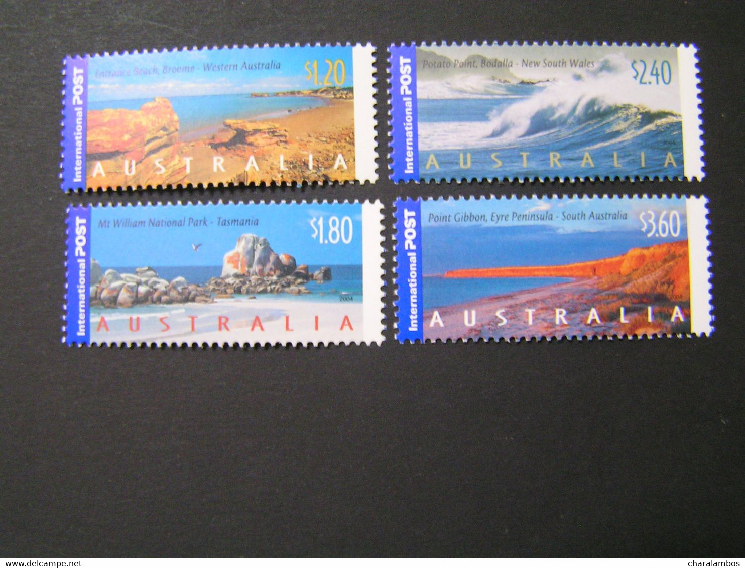 AUSTRALIA 2004 Set  Indernational Stamps Australian Coastlines  MNH. - Autres & Non Classés