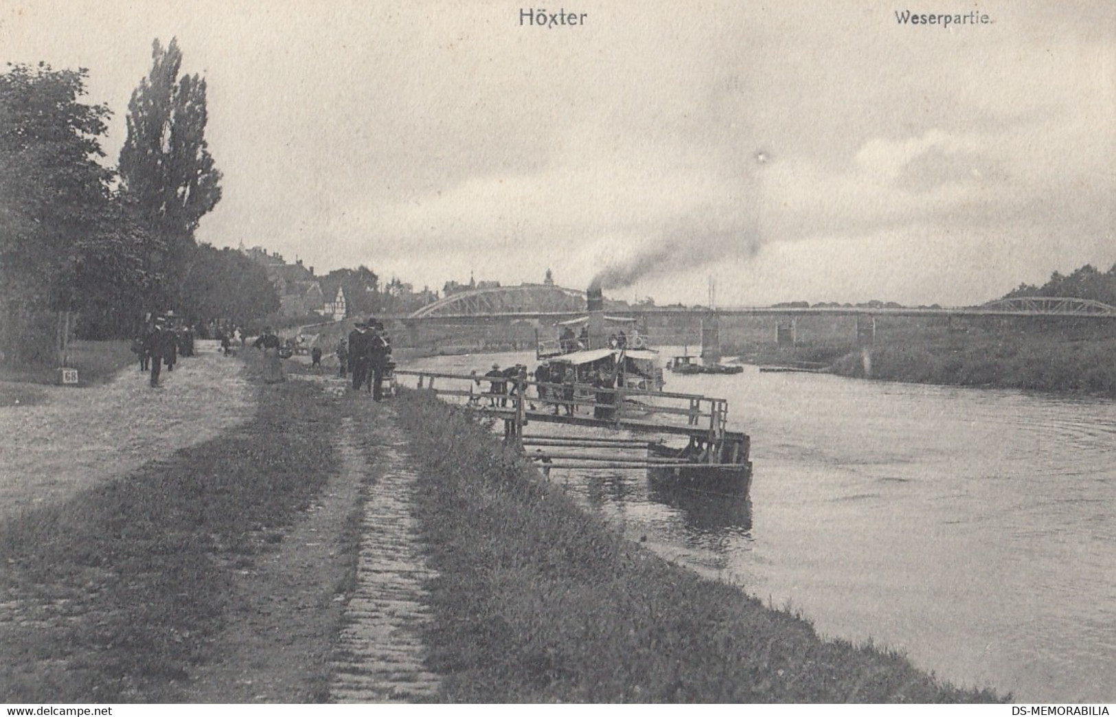 Hoexter - Wasserpartie 1908 - Höxter