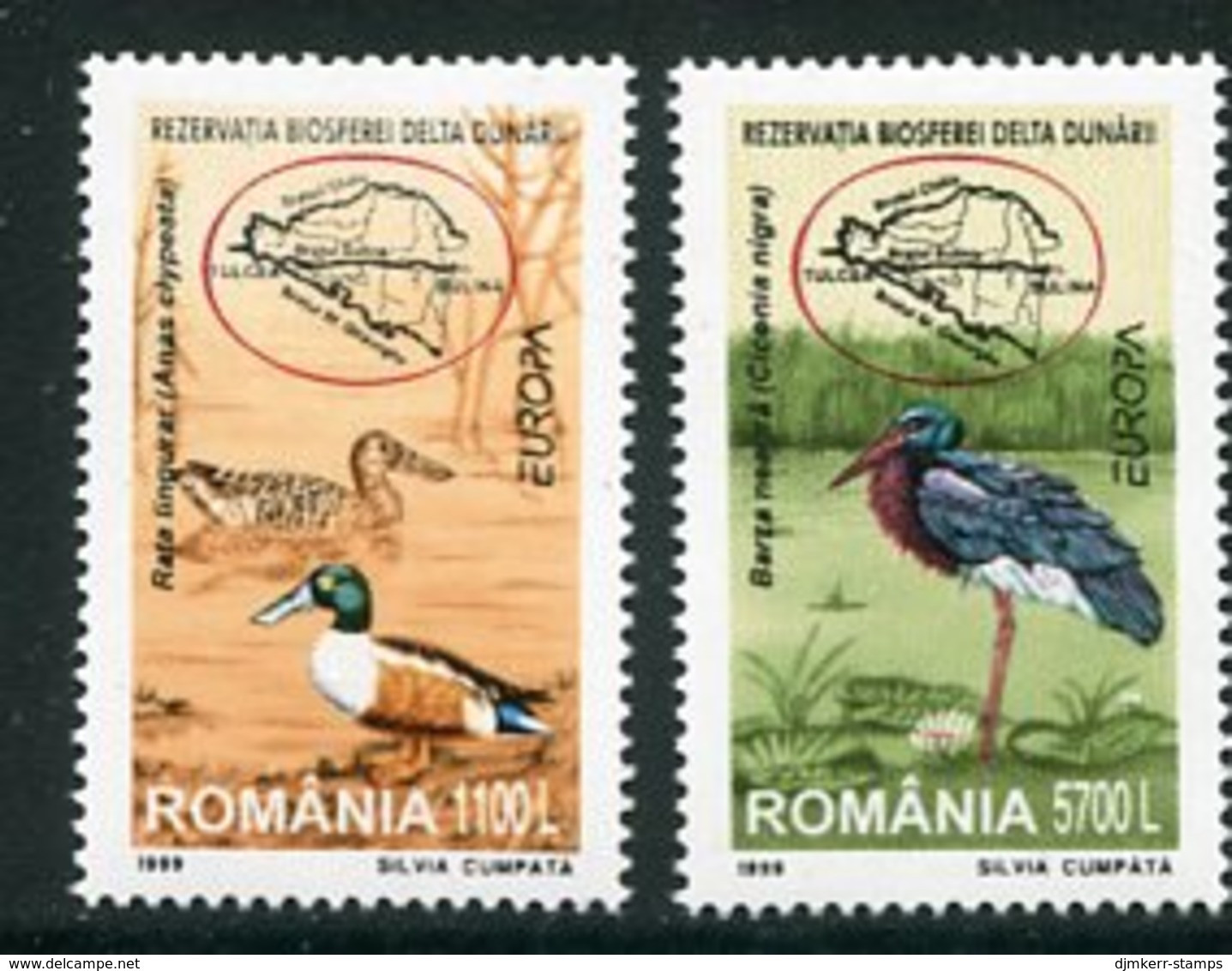 ROMANIA 1999 Europa: National Parks MNH / **.  Michel 5414-15 - Nuovi