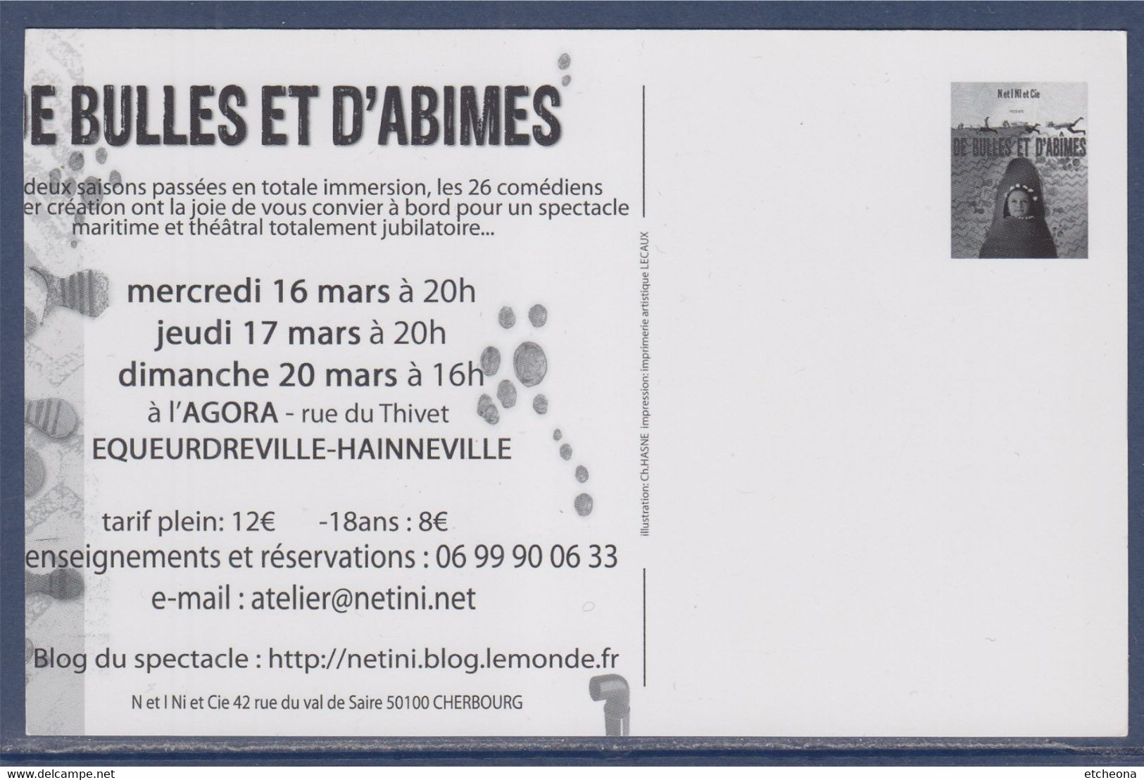 N Et I Ni Et Cie.présente De Bulles Et D'abîmes, Création 2011,Agora Equeurdreville-Hainneville - Manifestations