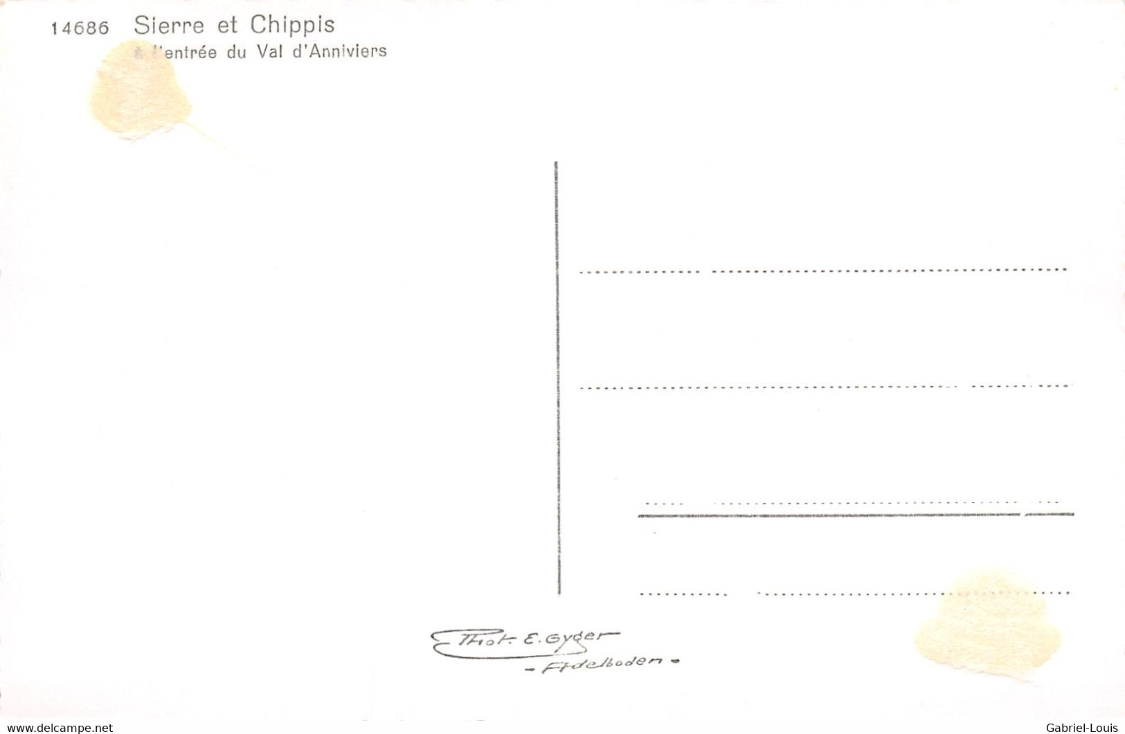 Sierre  Et Chippis- à L'entrée Du Val D'Anniviers - Chippis