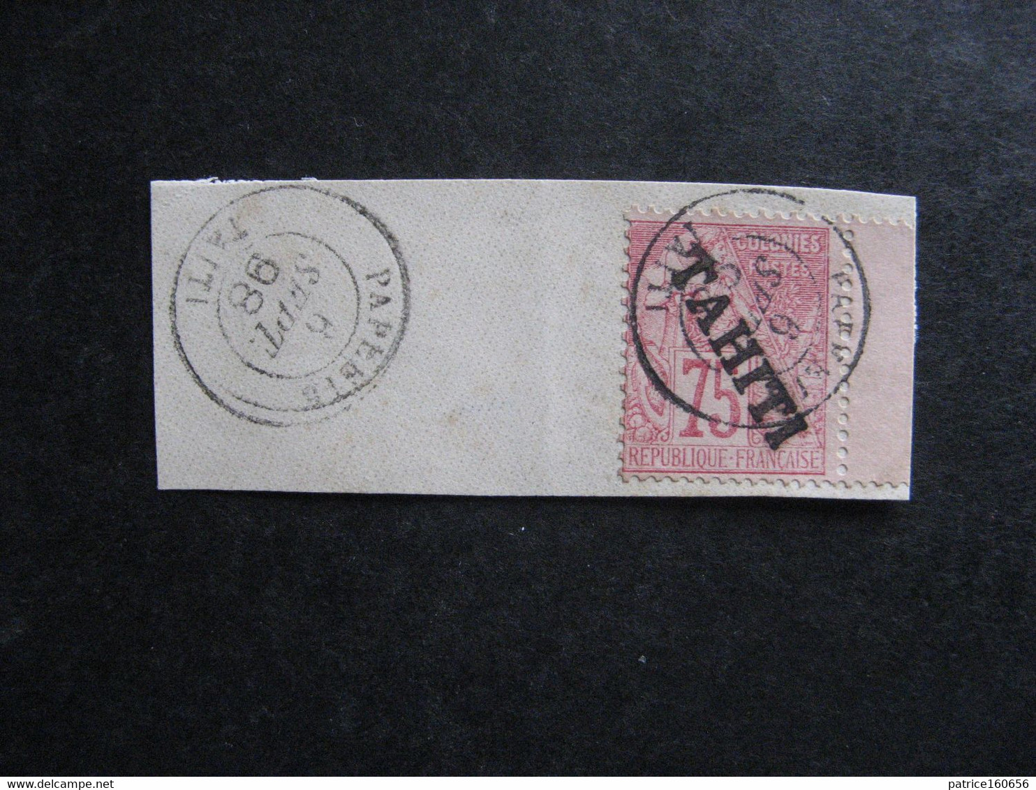 TAHITI : TB N° 17, Oblitéré Sur Fragment . - Used Stamps