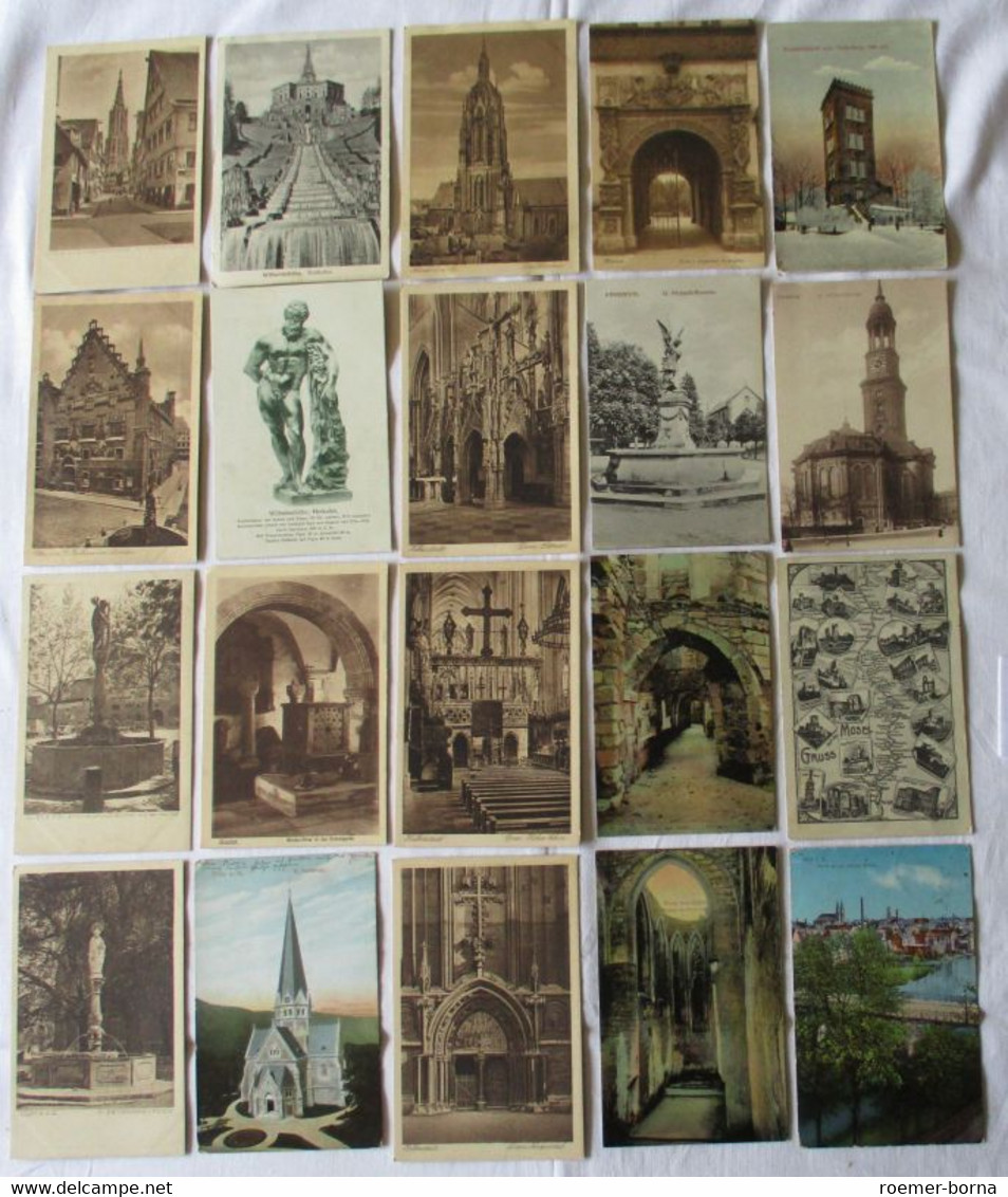113281/ 100 Ansichtskarten Ortschaften Kipfenberg, Stolberg, Bad Pyrmont Usw. - 100 - 499 Postcards