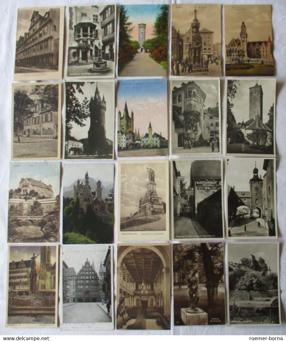 119383/ 100 Ansichtskarten Ortschaften Mylau, Ober-Wesel, Erbach, Berneck Usw. - 100 - 499 Postcards