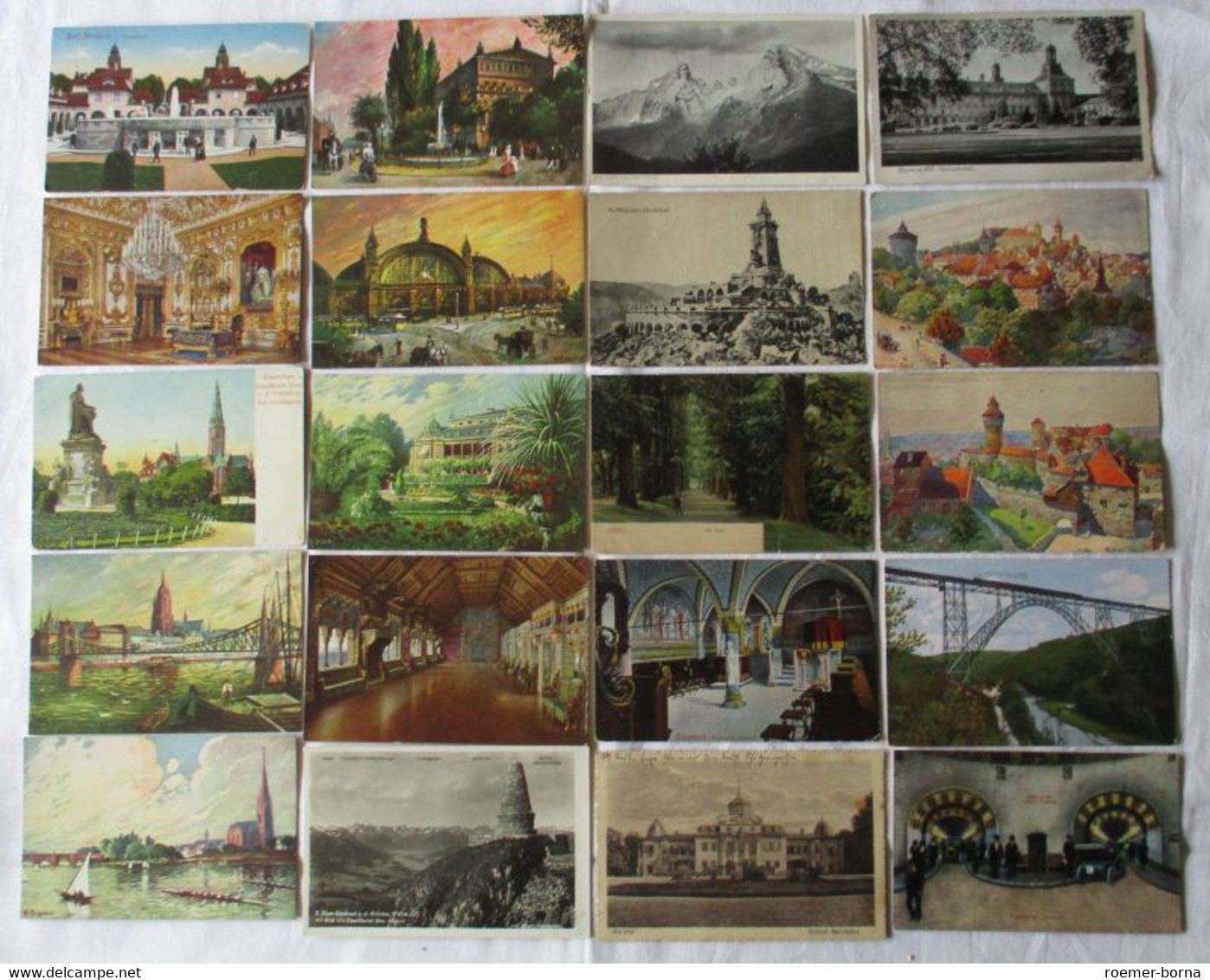 110511/ 100 Ansichtskarten Ortschaften Langeoog, Hann.-Münden, Lüneburg Usw. - 100 - 499 Postcards