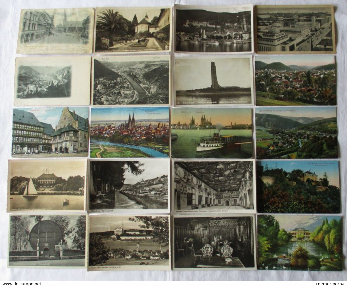 114605/ 100 Ansichtskarten Ortschaften Bornhofen, Lausche, Braubach Usw. - 100 - 499 Postcards