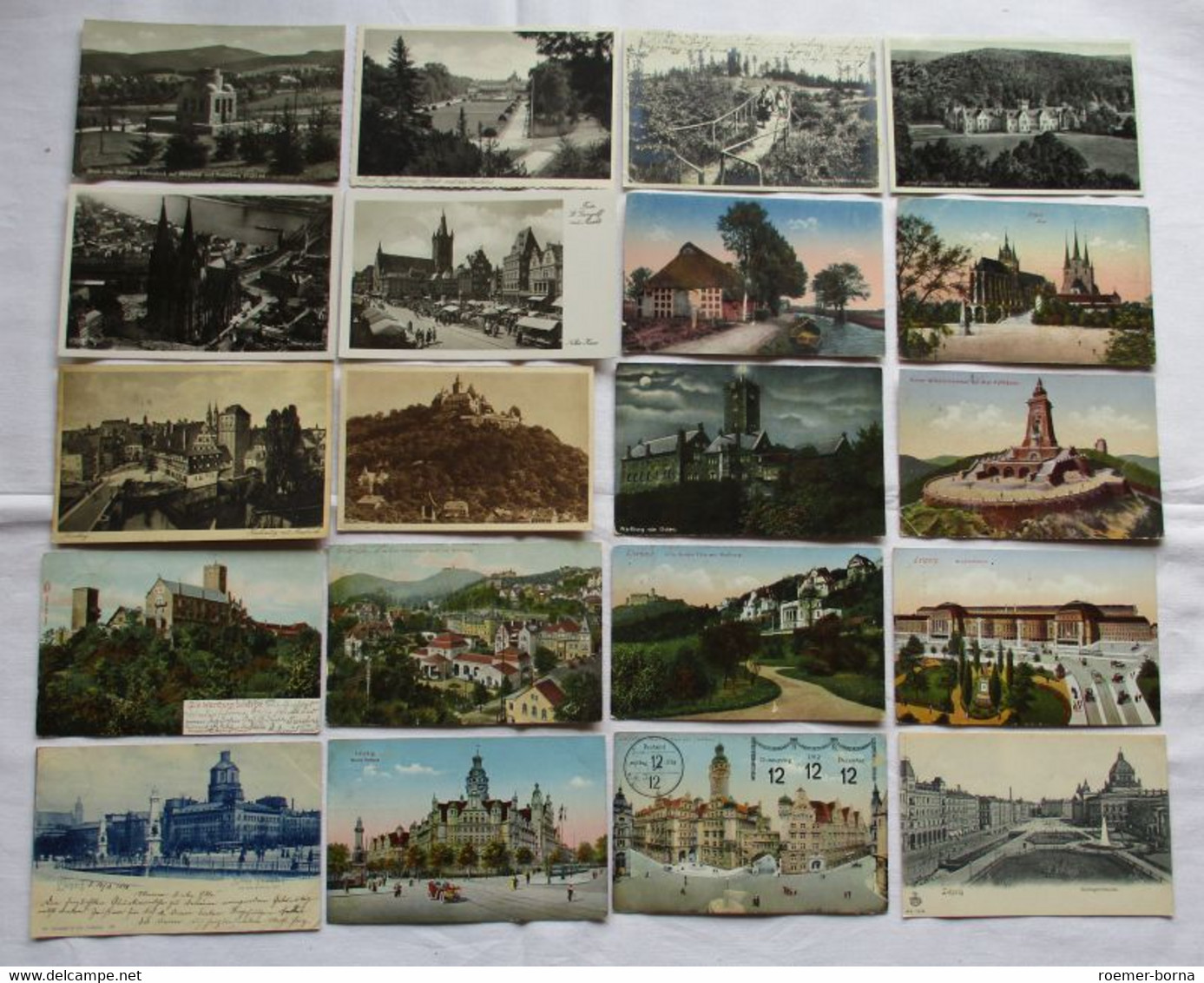 123606/ 100 Ansichtskarten Ortschaften Kriebstein, Saalfeld, Schwarzatal Usw. - 100 - 499 Postcards