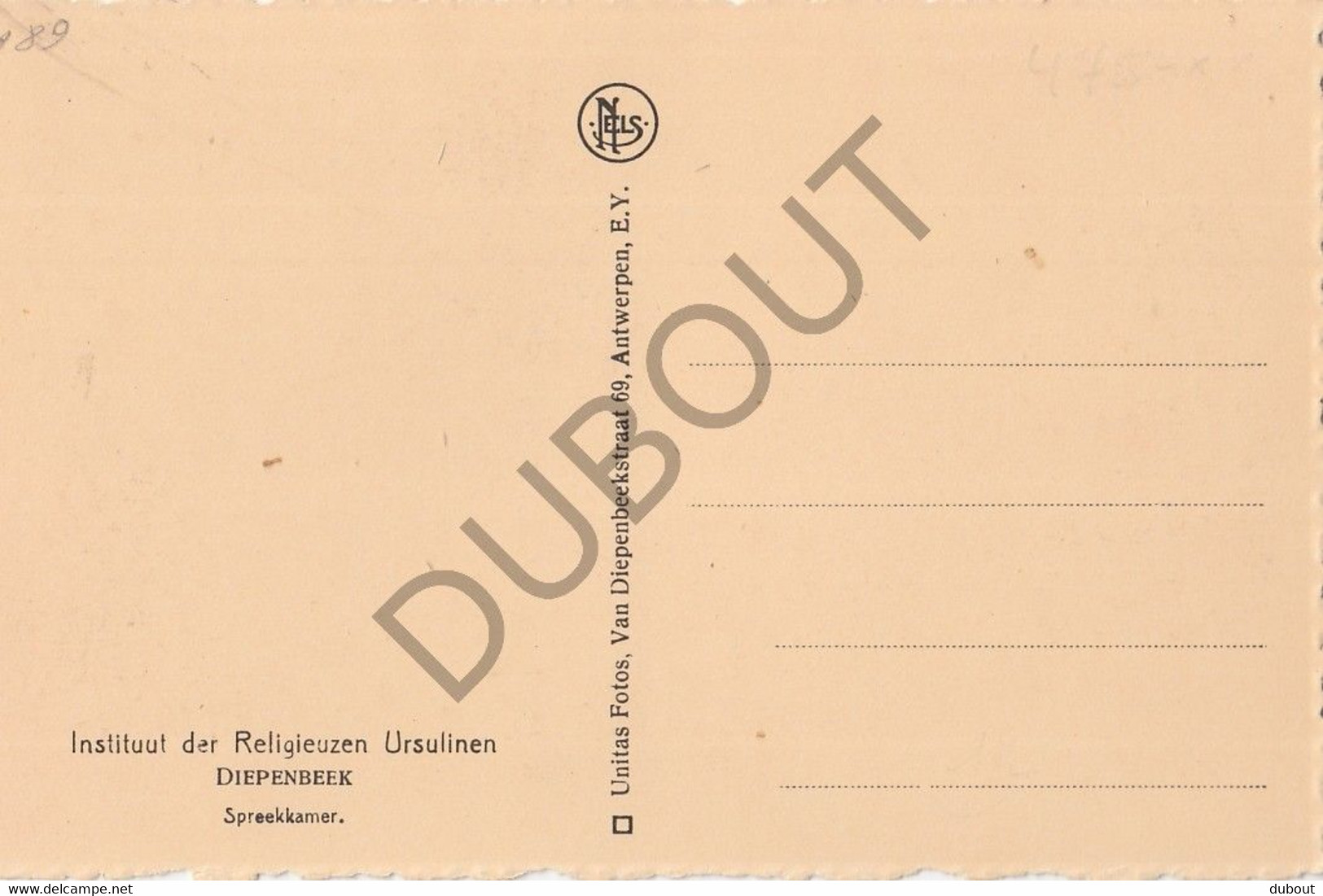 DIEPENBEEK - Pensionnat Des Religieuses Ursulines - Spreekkamer  (C578) - Diepenbeek