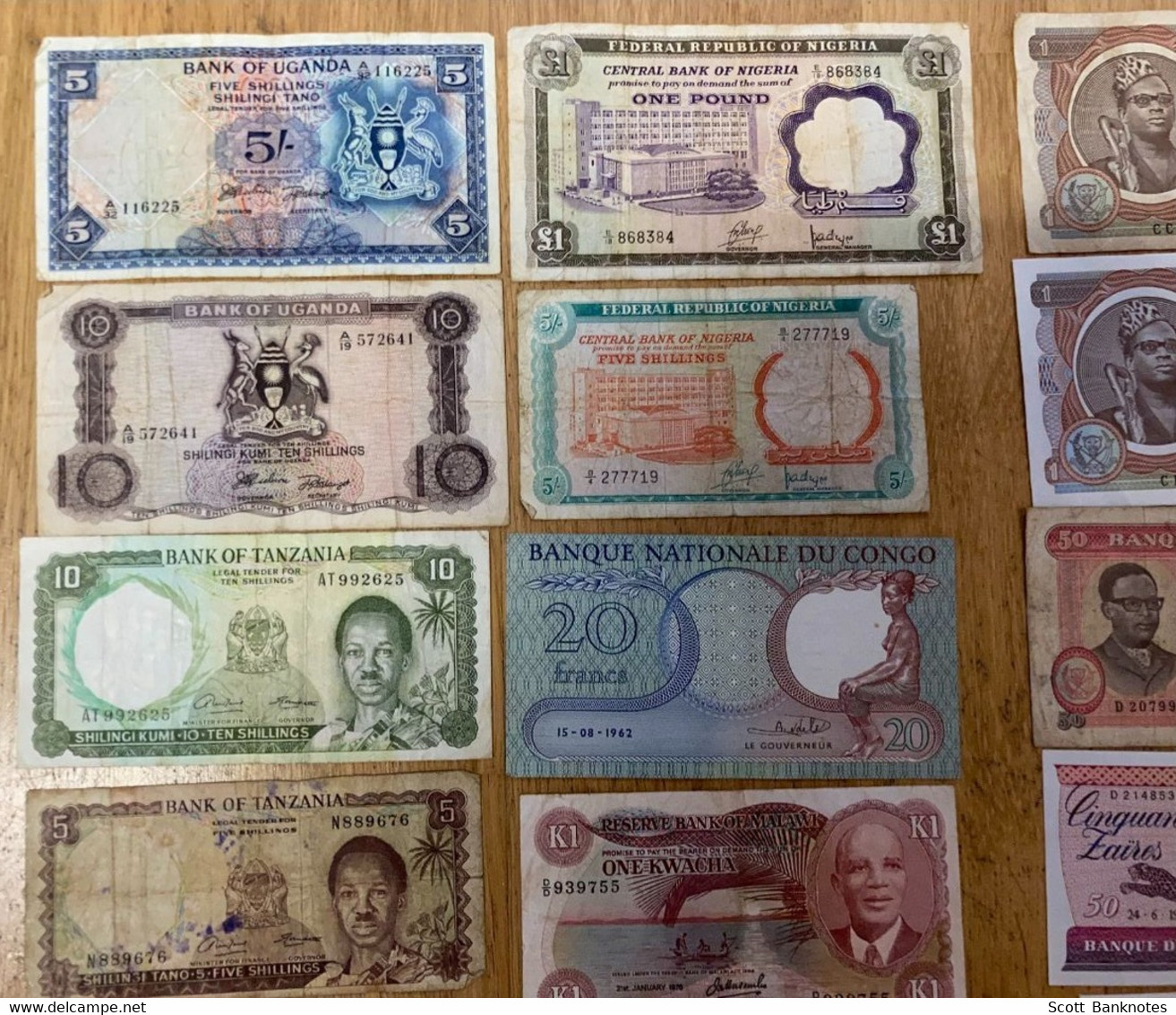 35 X Various African Notes Including Uganda, Rwanda, Tanzania - Other - Africa