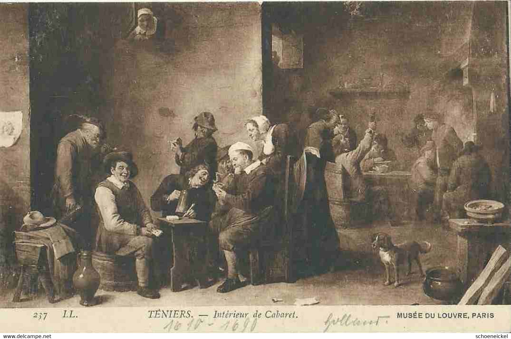 Teniers - Intèrieur De Cabaret - Kleinformat - Schilderijen