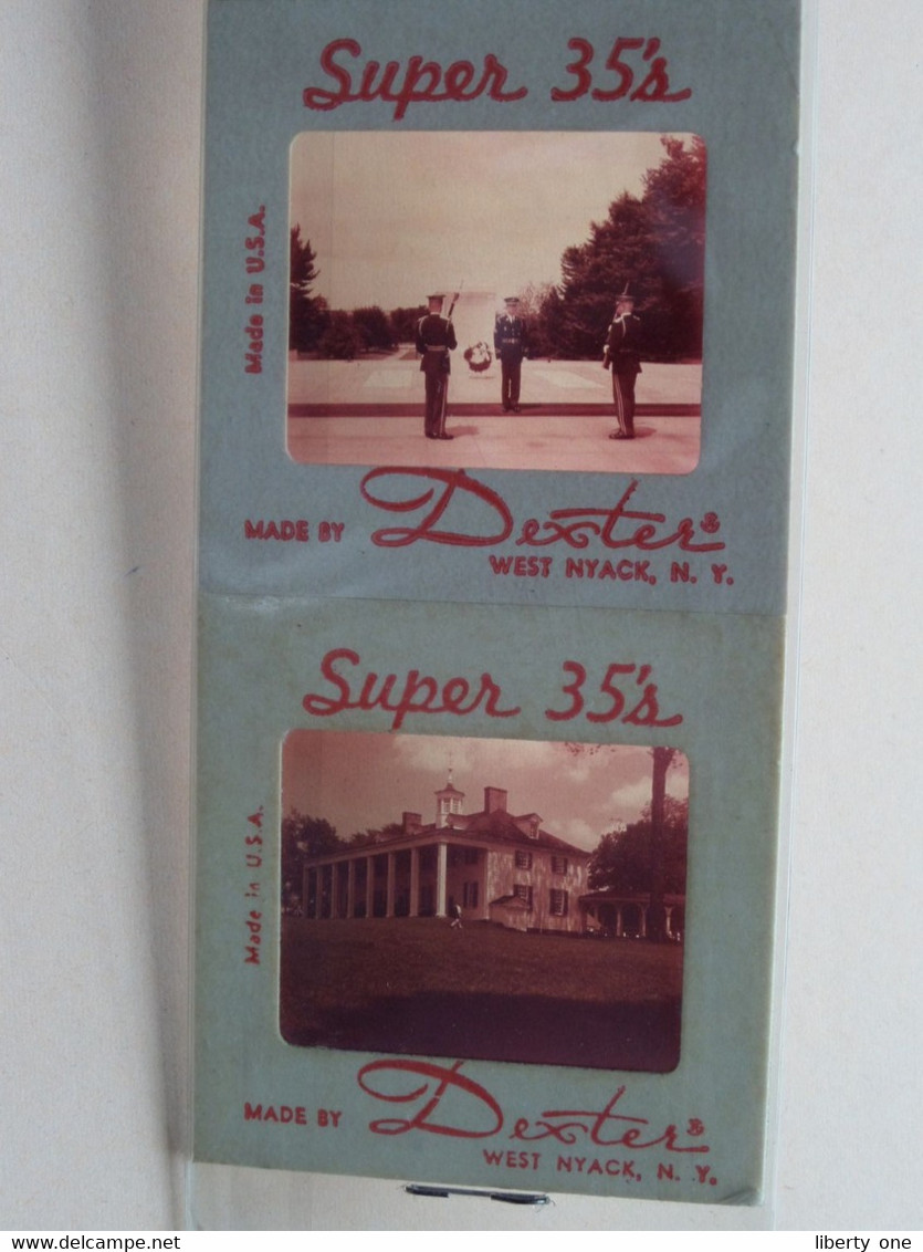 WASHINGTON D.C. N° 2 ( D1685 - Pub. By L. B. Prince C° Fairfax, Virginia ) Super 35's World of Color Slides By Dexter !