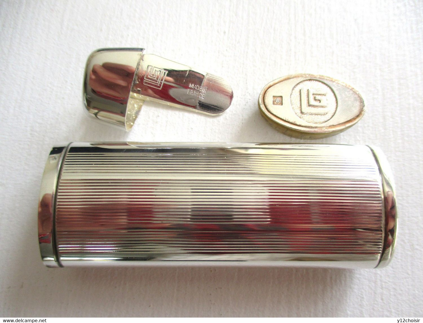 ETUI BRIQUET LG MADE IN FRANCE ARGENTERIE Poinçon carré