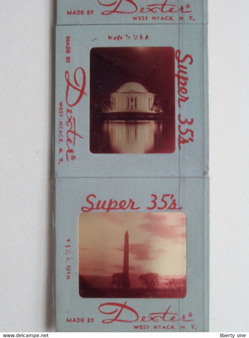 WASHINGTON D.C. N° 6 ( D1689 - Pub. By L. B. Prince C° Fairfax, Virginia ) Super 35's World Of Color Slides By Dexter ! - Diapositives