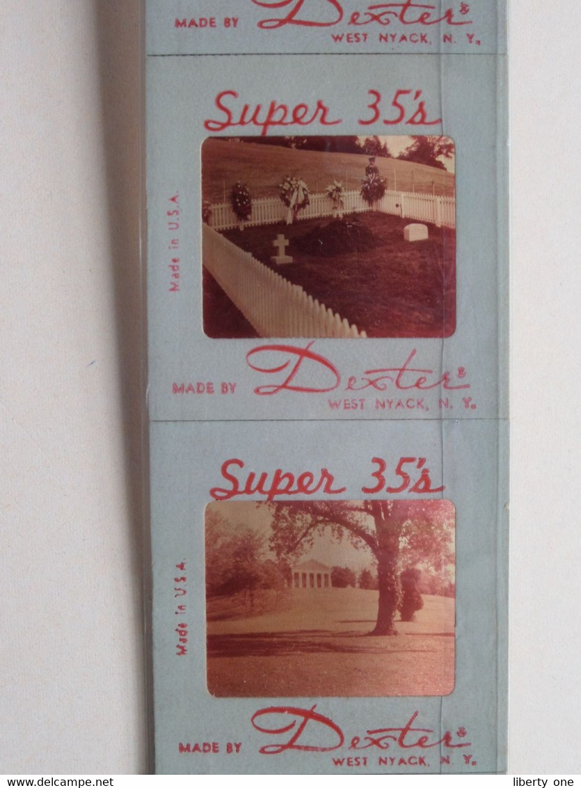 WASHINGTON D.C. N° 6 ( D1689 - Pub. By L. B. Prince C° Fairfax, Virginia ) Super 35's World of Color Slides By Dexter !