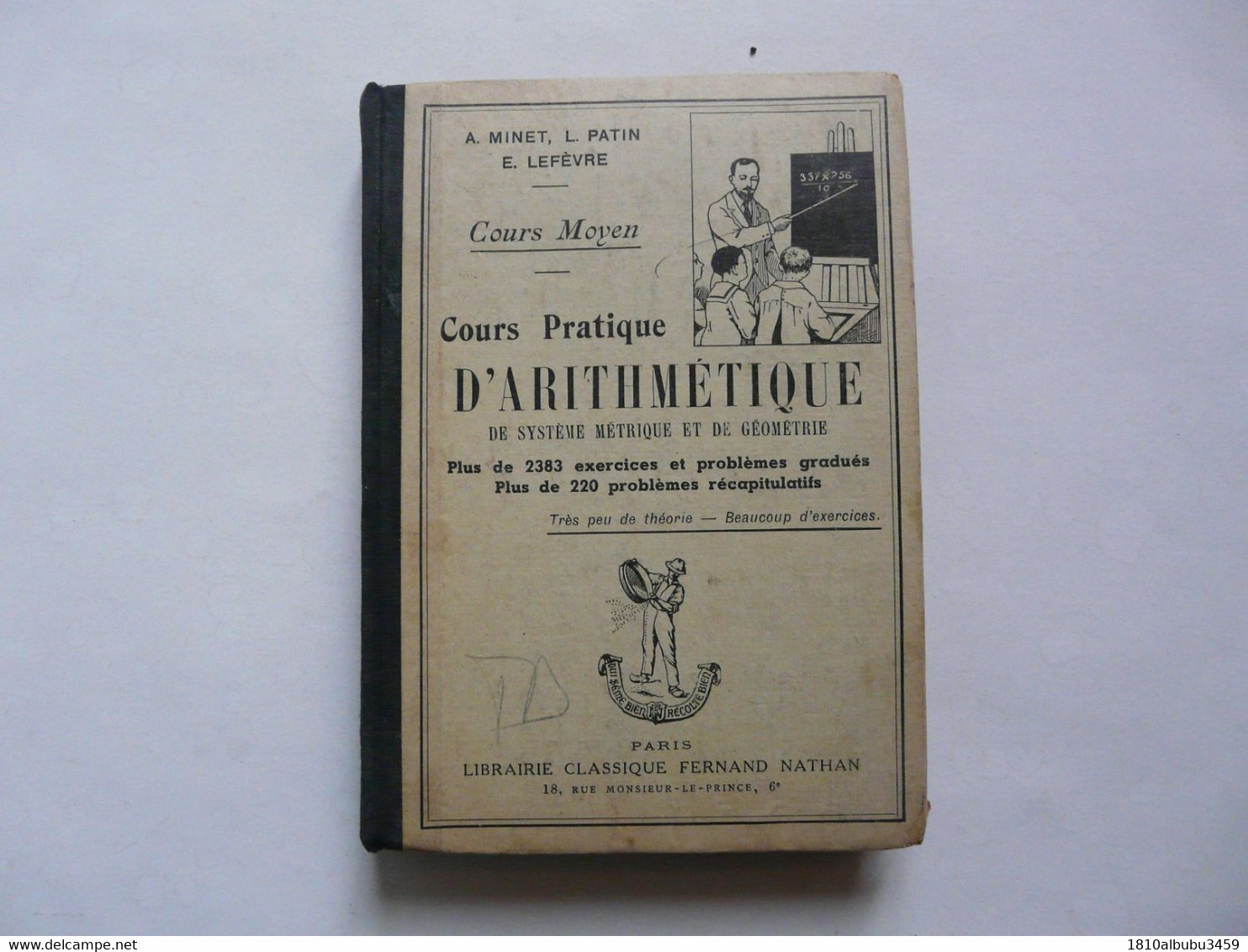 COURS PRATIQUE D'ARITHMETIQUE - COURS MOYEN 1935 - Management