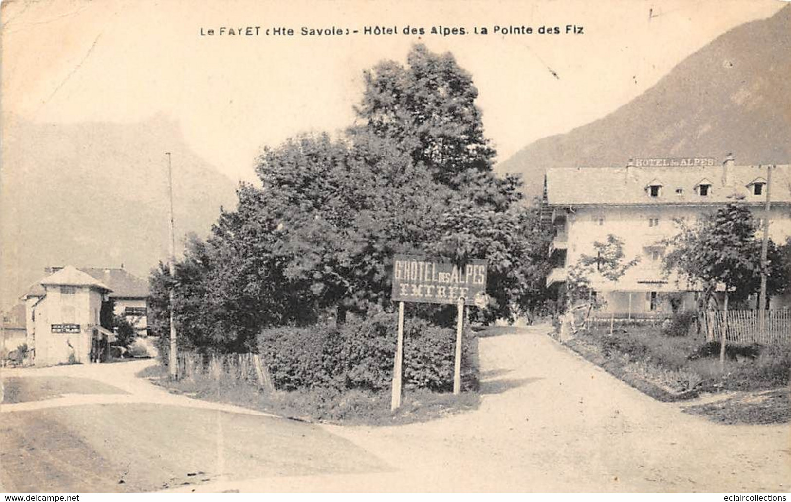 Saint-Gervais-les-Bains        74         Le Fayet   Hôtel Des Alpes      (voir Scan) - Saint-Gervais-les-Bains