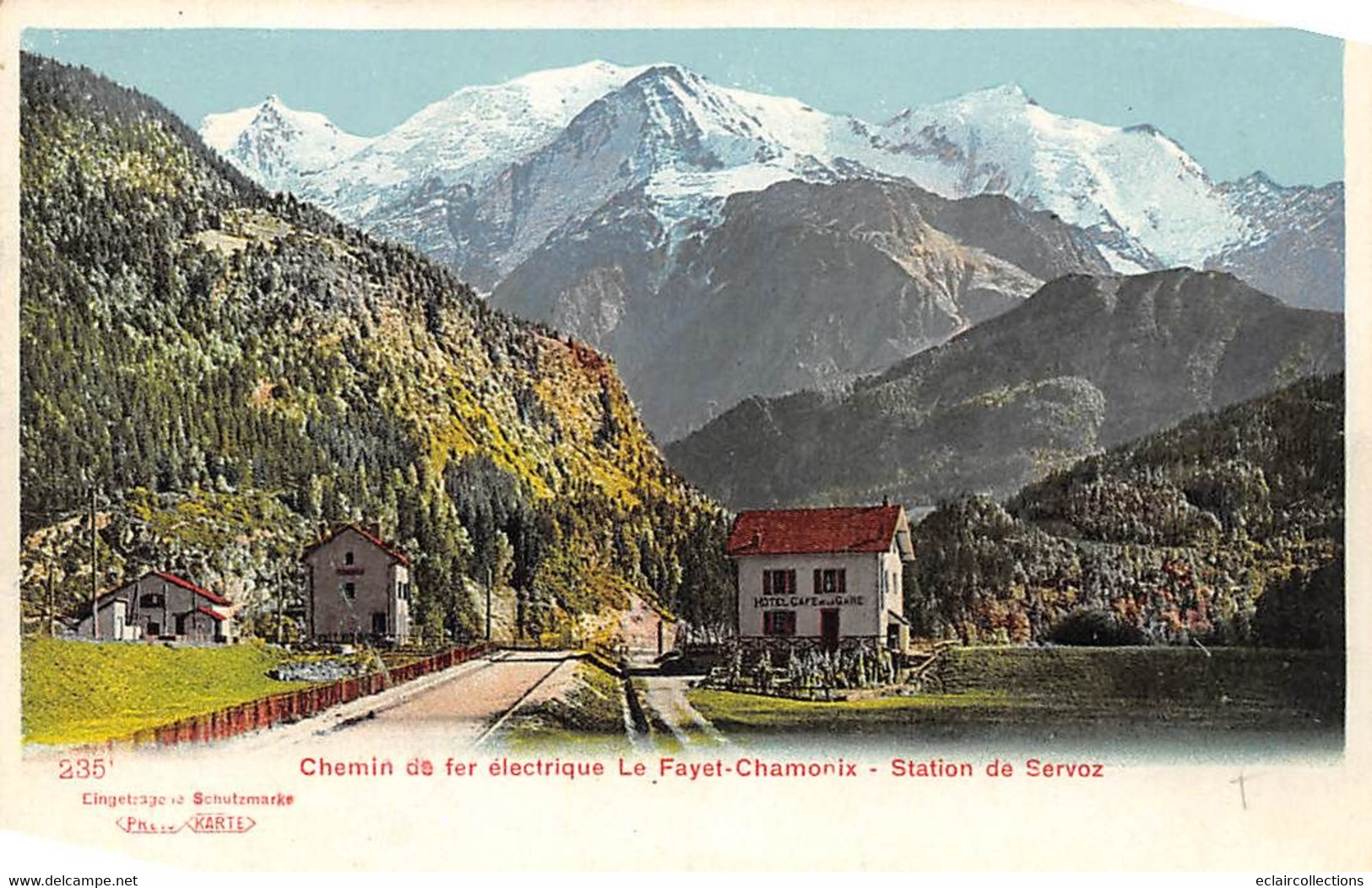 Saint-Gervais-les-Bains        74       Le Fayet Chamonix . Chemin De Fer électrique    (voir Scan) - Autres & Non Classés