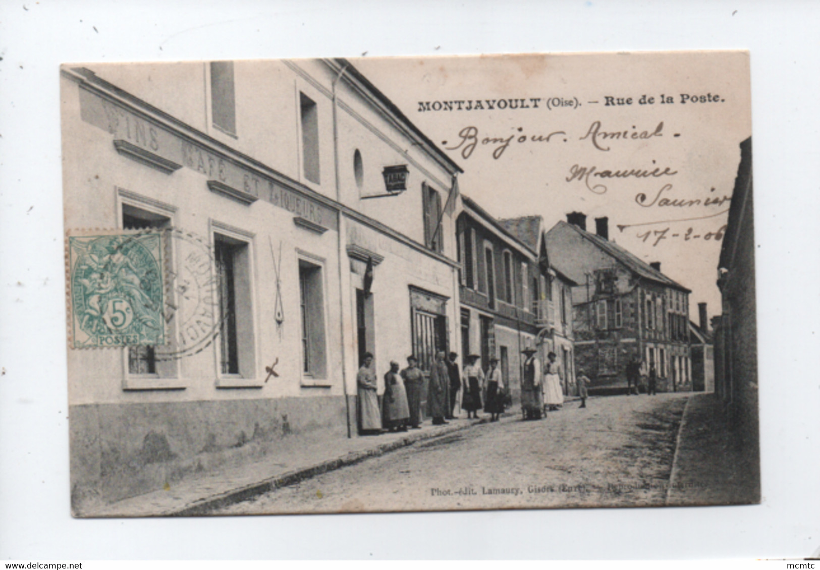 CPA -  Montjavoult -(Oise) - Rue De La Poste - Montjavoult