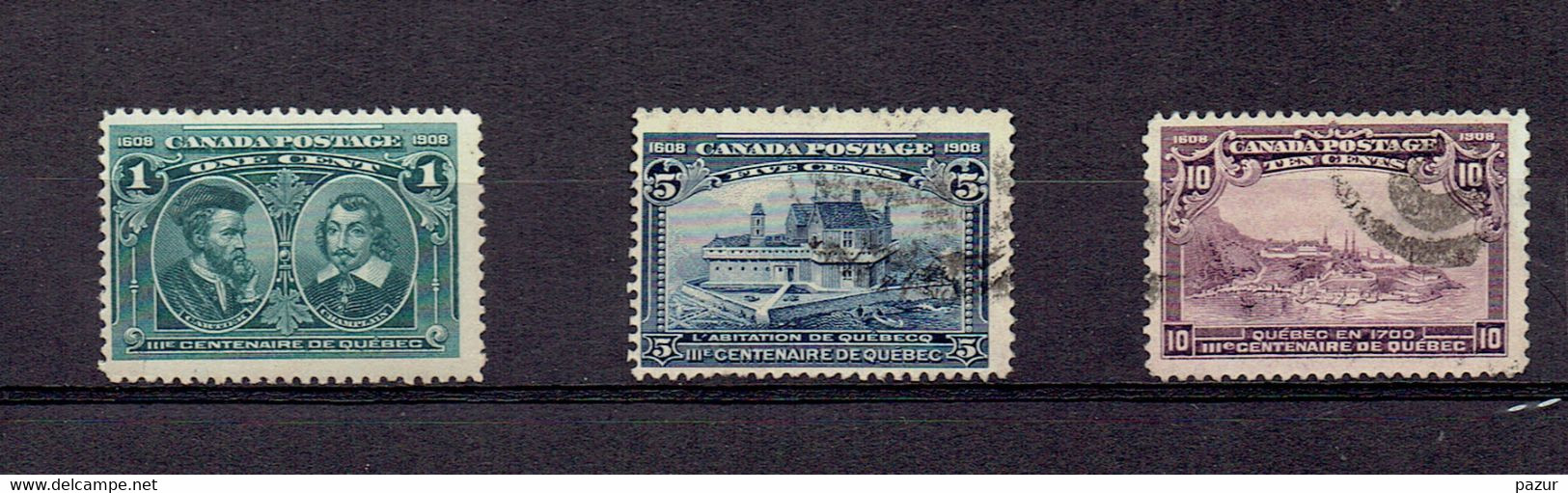 CANADA - LOT TP N°86 X - N°88 - 90 OB - TB - 1908 - Other & Unclassified