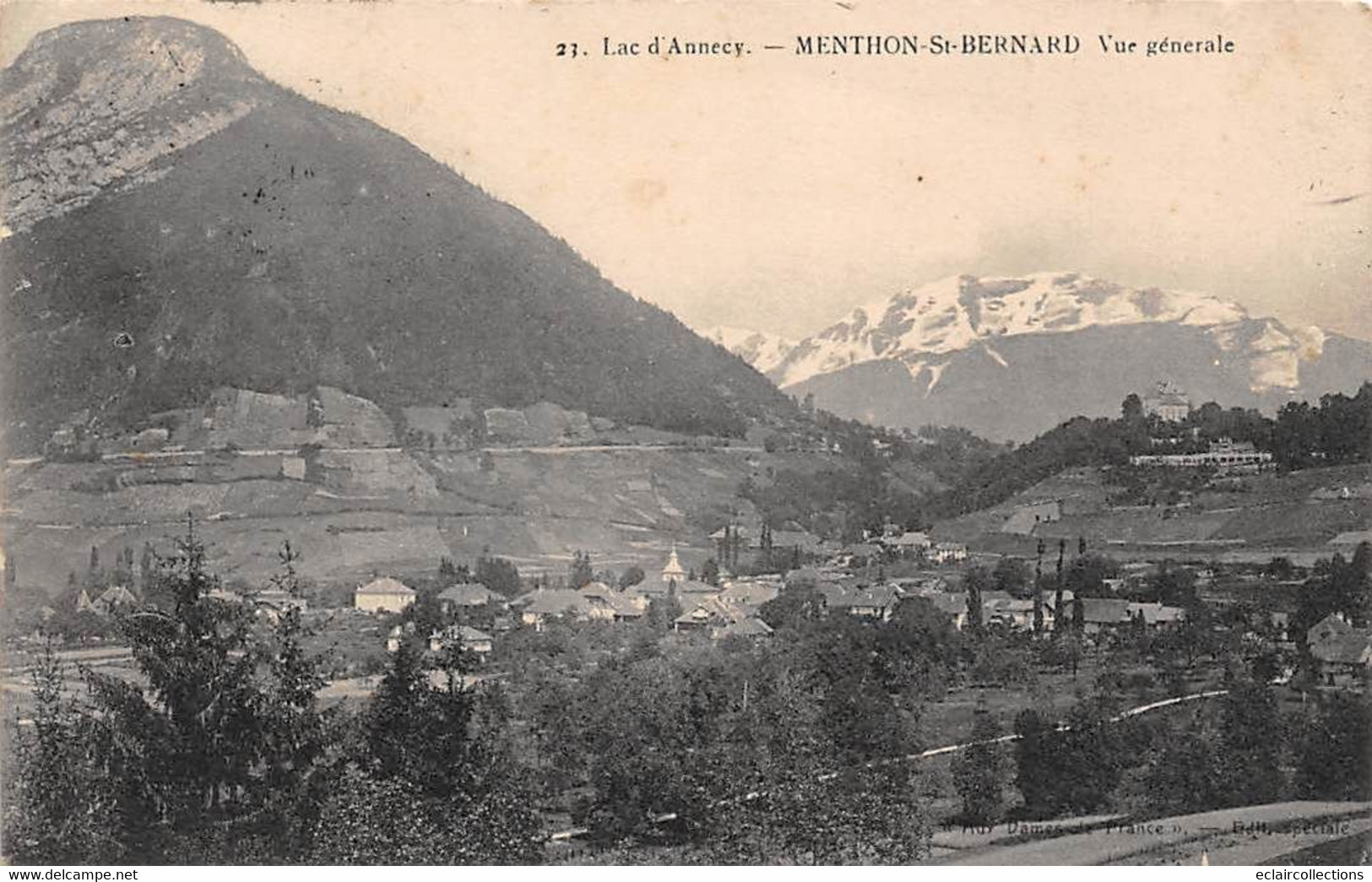 Menthon Saint Bernard             74          Vue Générale       N° 21         (voir Scan) - Otros & Sin Clasificación