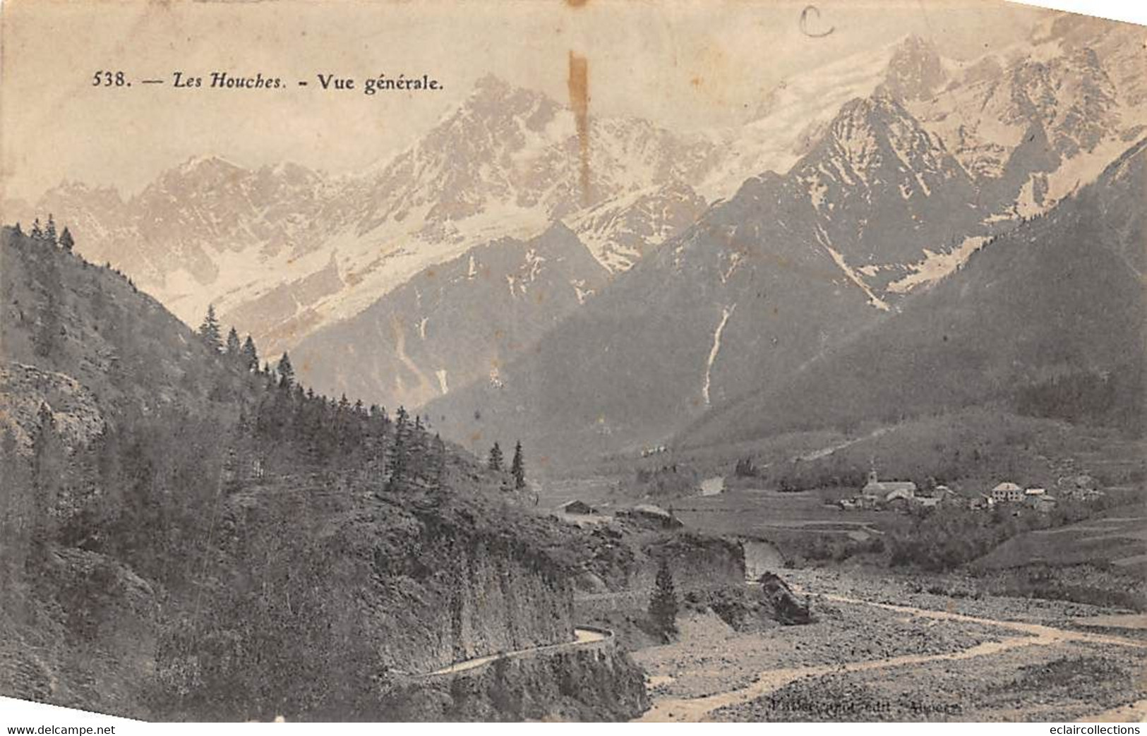 Les Houches            74          Vue Générale   N° 538                  (voir Scan) - Les Houches