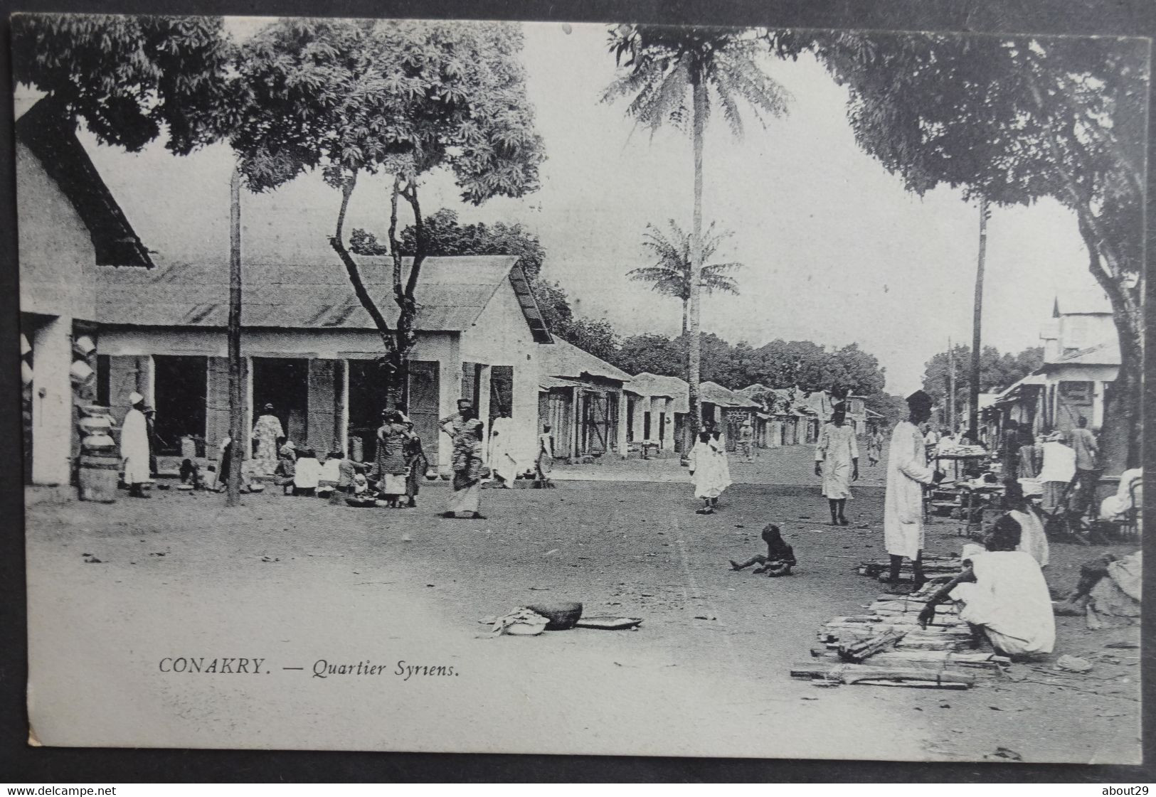 CPA GUINEE - CONAKRY - Quartier Syriens - Réf. O 76 - Französisch-Guinea