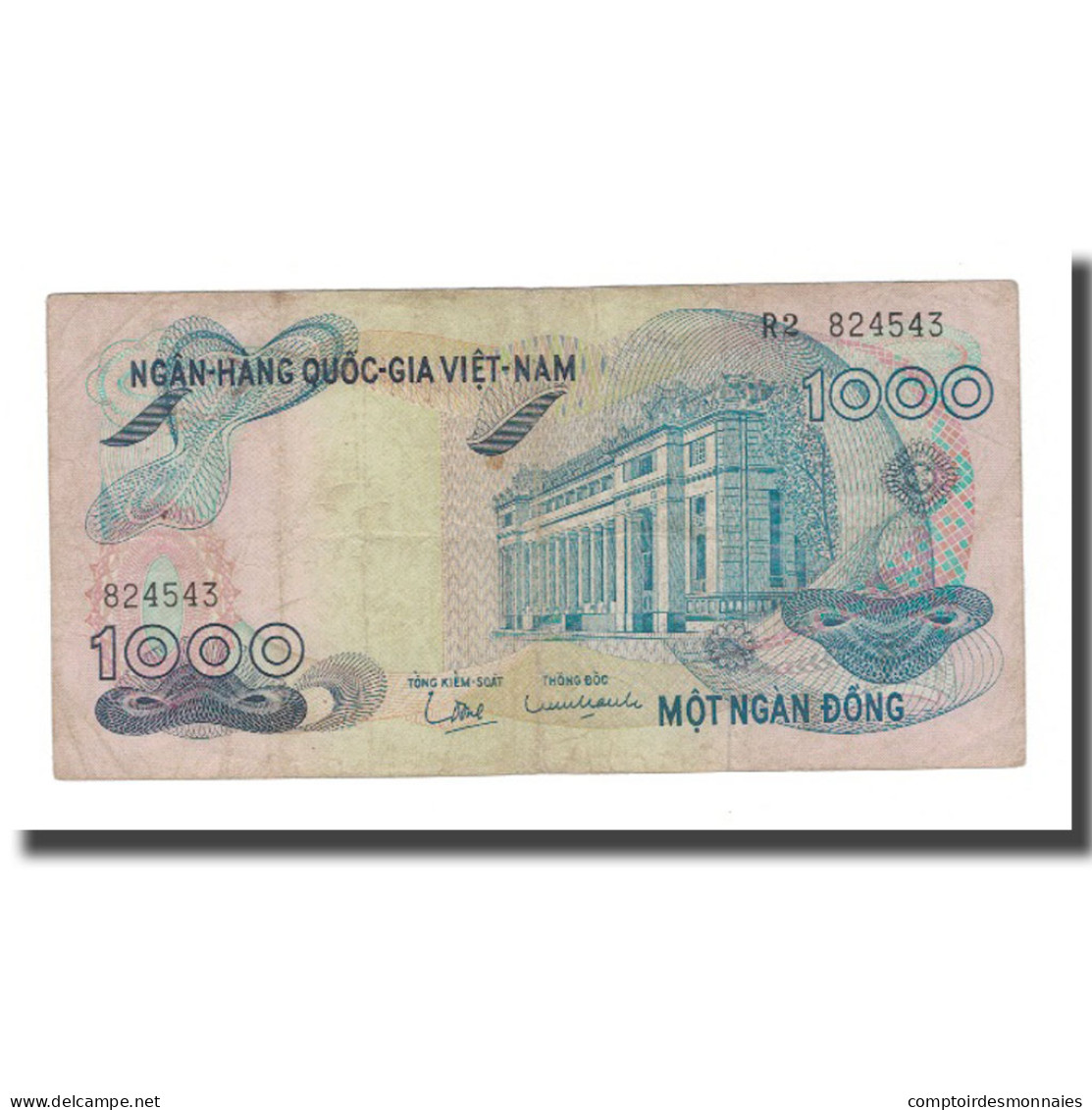 Billet, South Viet Nam, 1000 D<ox>ng, KM:29a, TB - Vietnam