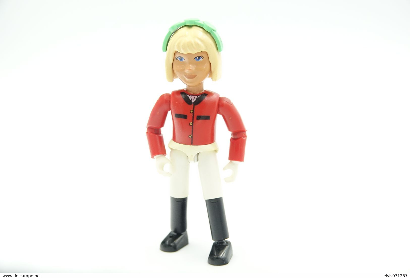 LEGO - Belvfem80 Belville Female - Horse Rider, White Shorts, Red Shirt, - Minifigure - Original Lego  - 2008 - Catalogi