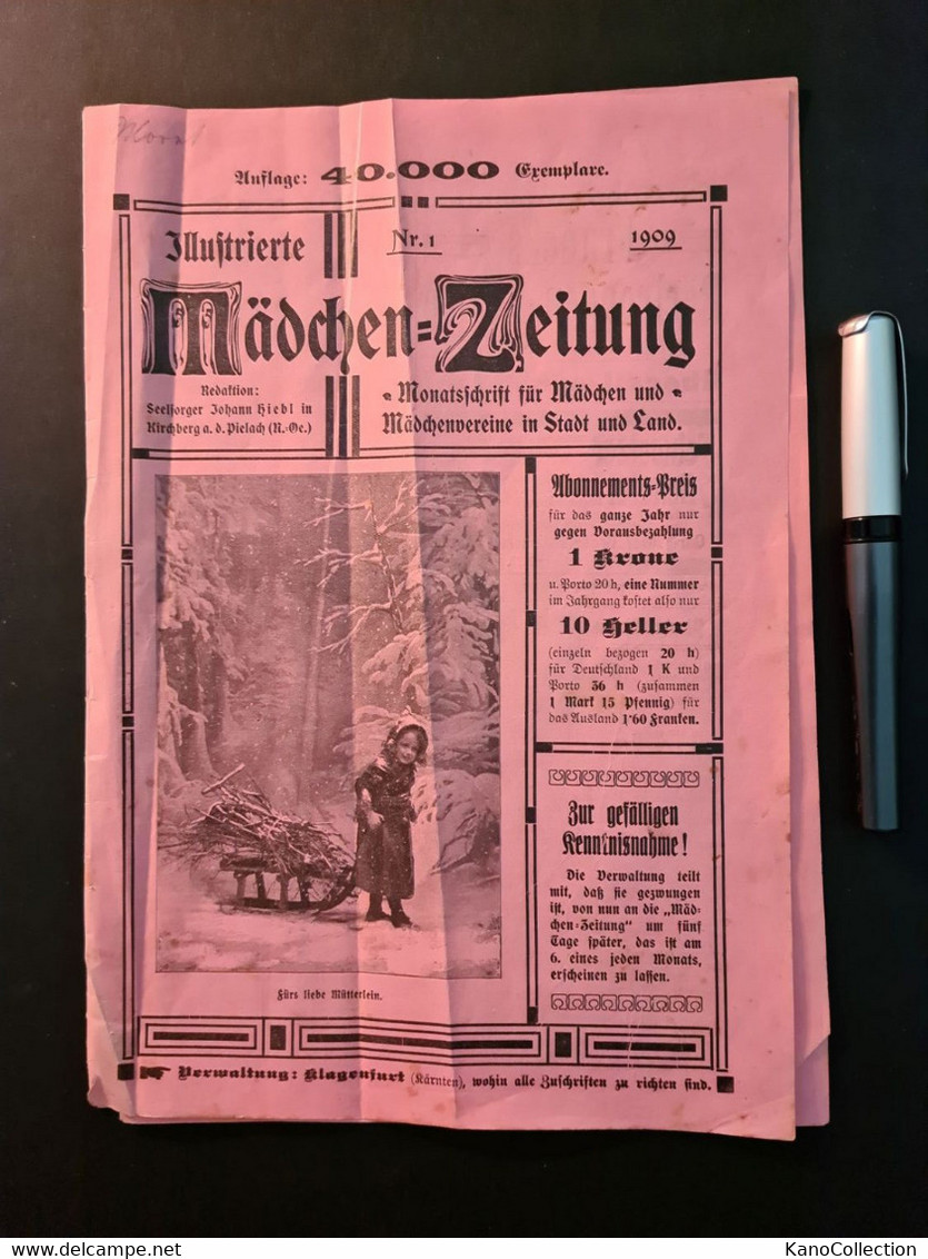 Illustrierte Mädchen-Zeitung, Klagenfurt, Nr. 1, 1909 - Mode