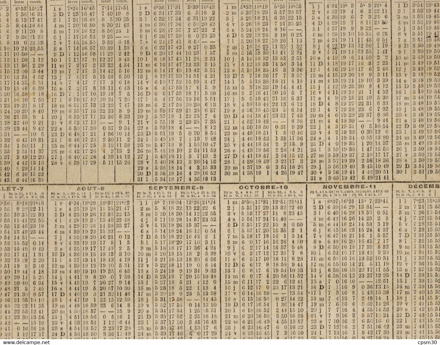 CALENDRIER GF 1919 - Rentrée De Pèche, Imprimeur Oberthur Rennes - Tamaño Grande : 1901-20